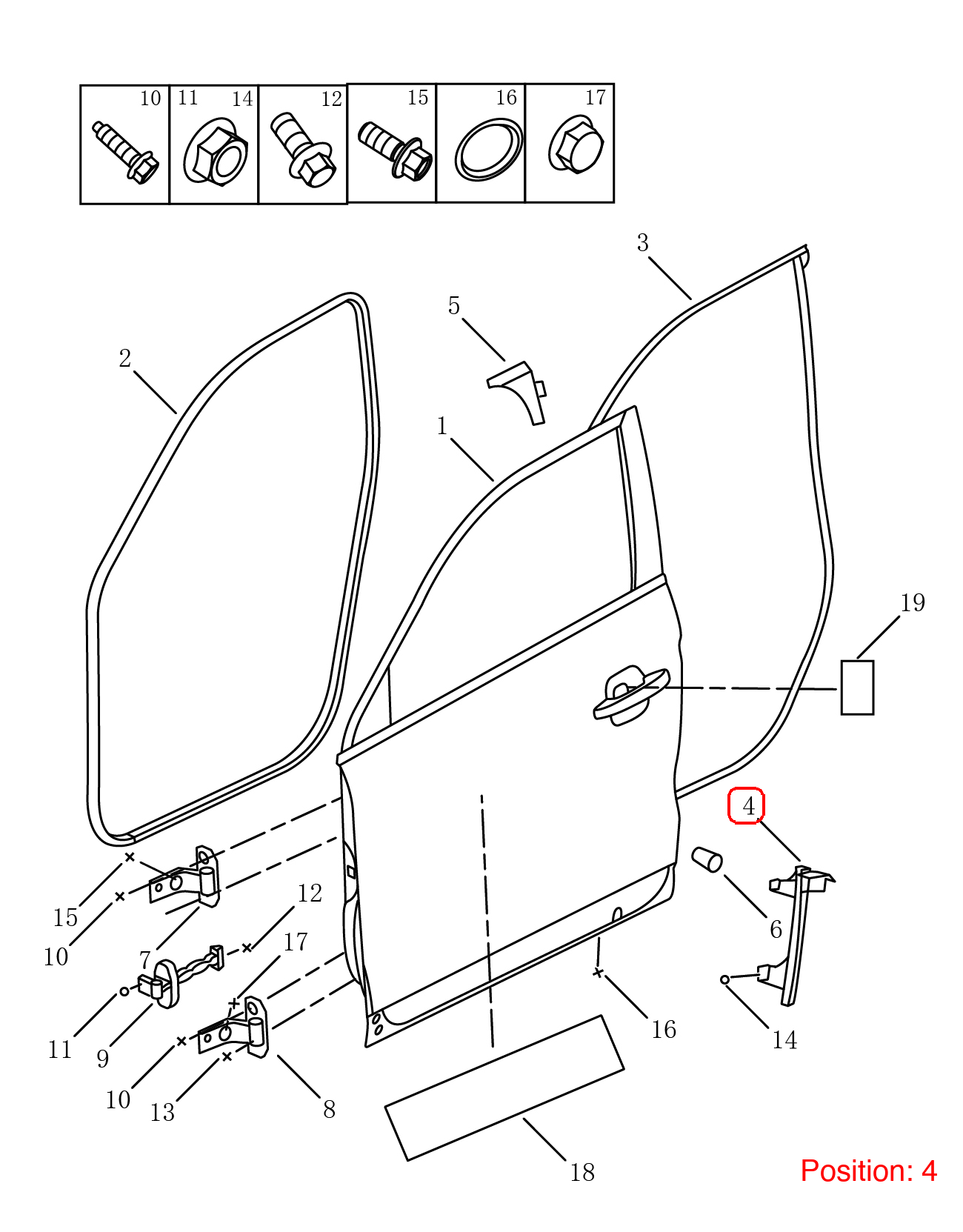 GEELY Door glass guide rail OEM 5075005200 FOR Emgrand 5075005200-GEELY_OEM