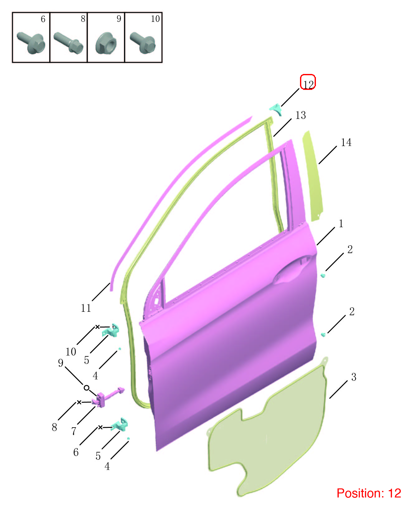 GEELY Trim cover OEM 5075035000 FOR Binrui 5075035000-GEELY_OEM