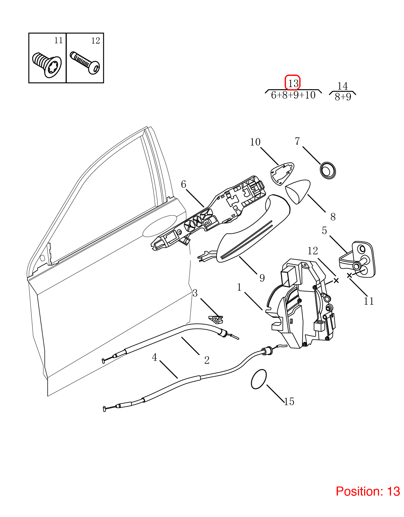 GEELY Door handle OEM 5077004300G22 FOR Emgrand 5077004300G22-GEELY_OEM