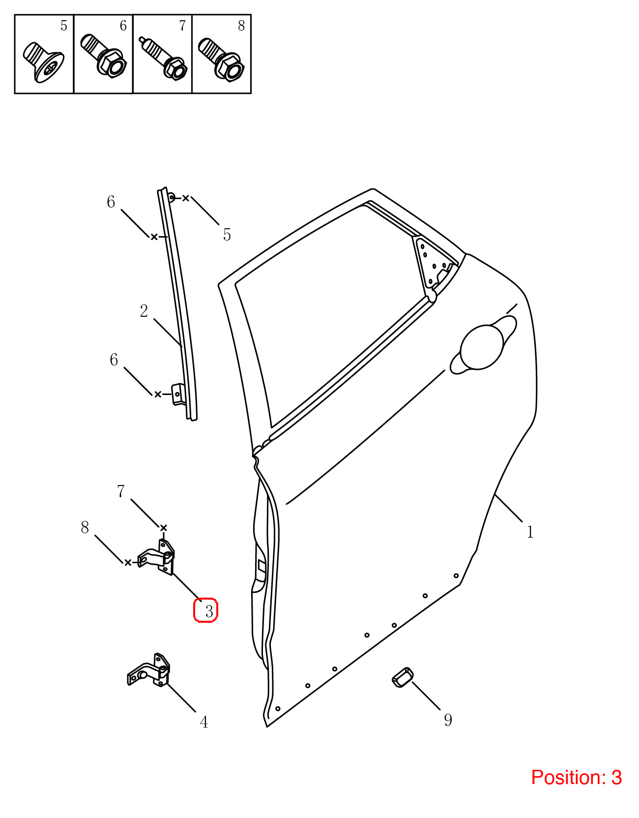 GEELY Door hinge OEM 5081002800 FOR Emgrand 5081002800-GEELY_OEM