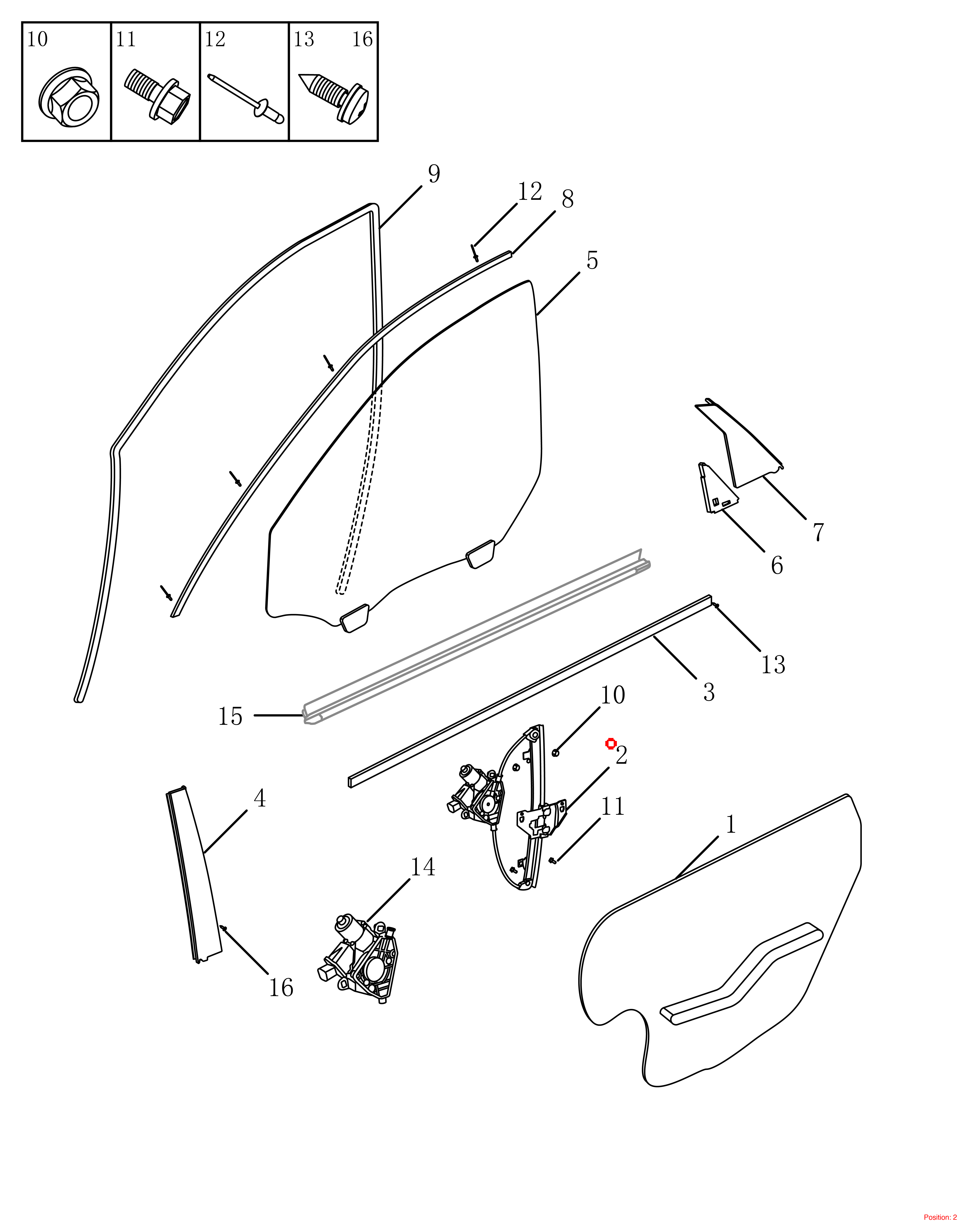 GEELY Window Regulator OEM 5085005900 FOR Emgrand 5085005900-GEELY_OEM