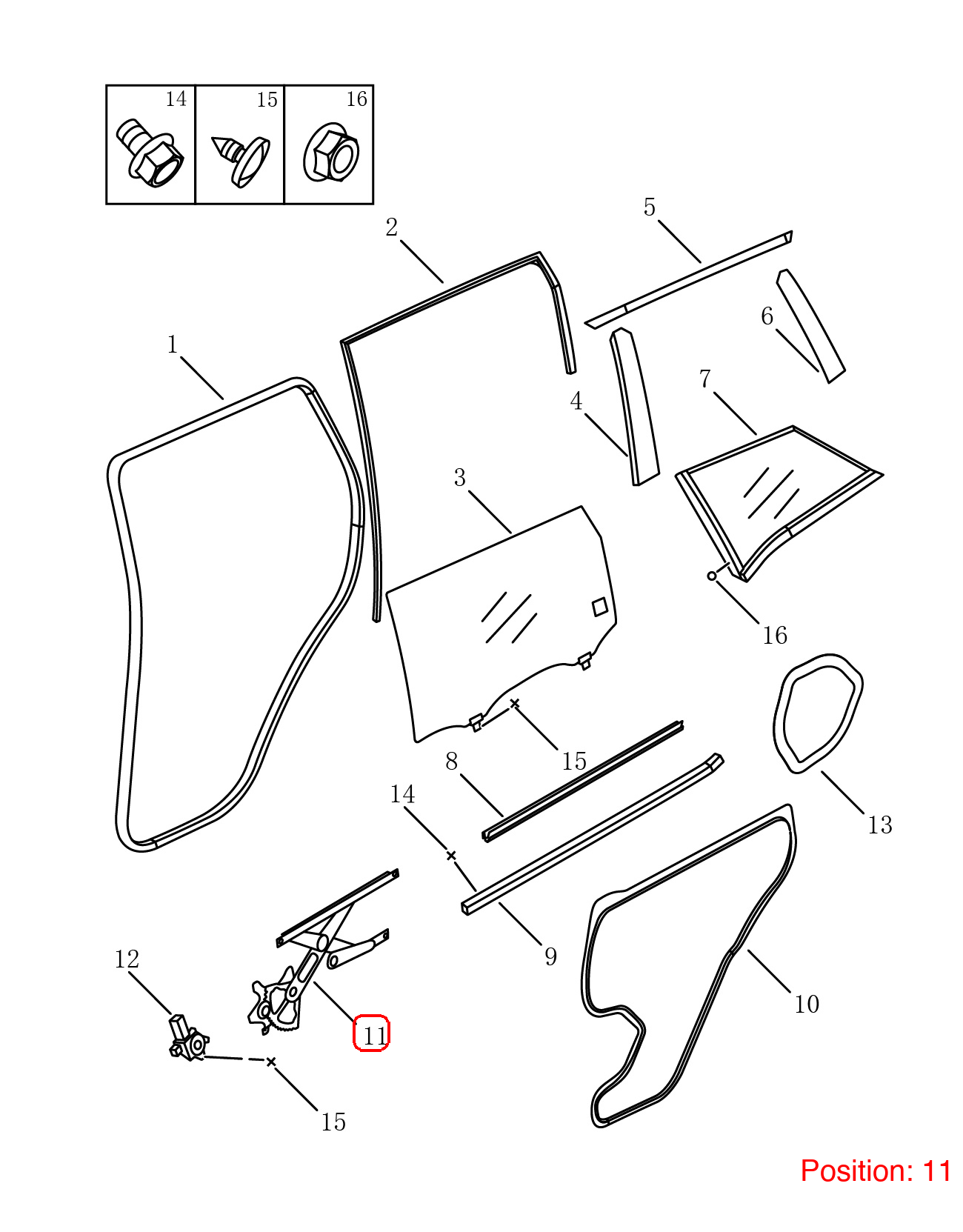 GEELY Window Regulator OEM 5085009000 FOR Emgrand 5085009000-GEELY_OEM