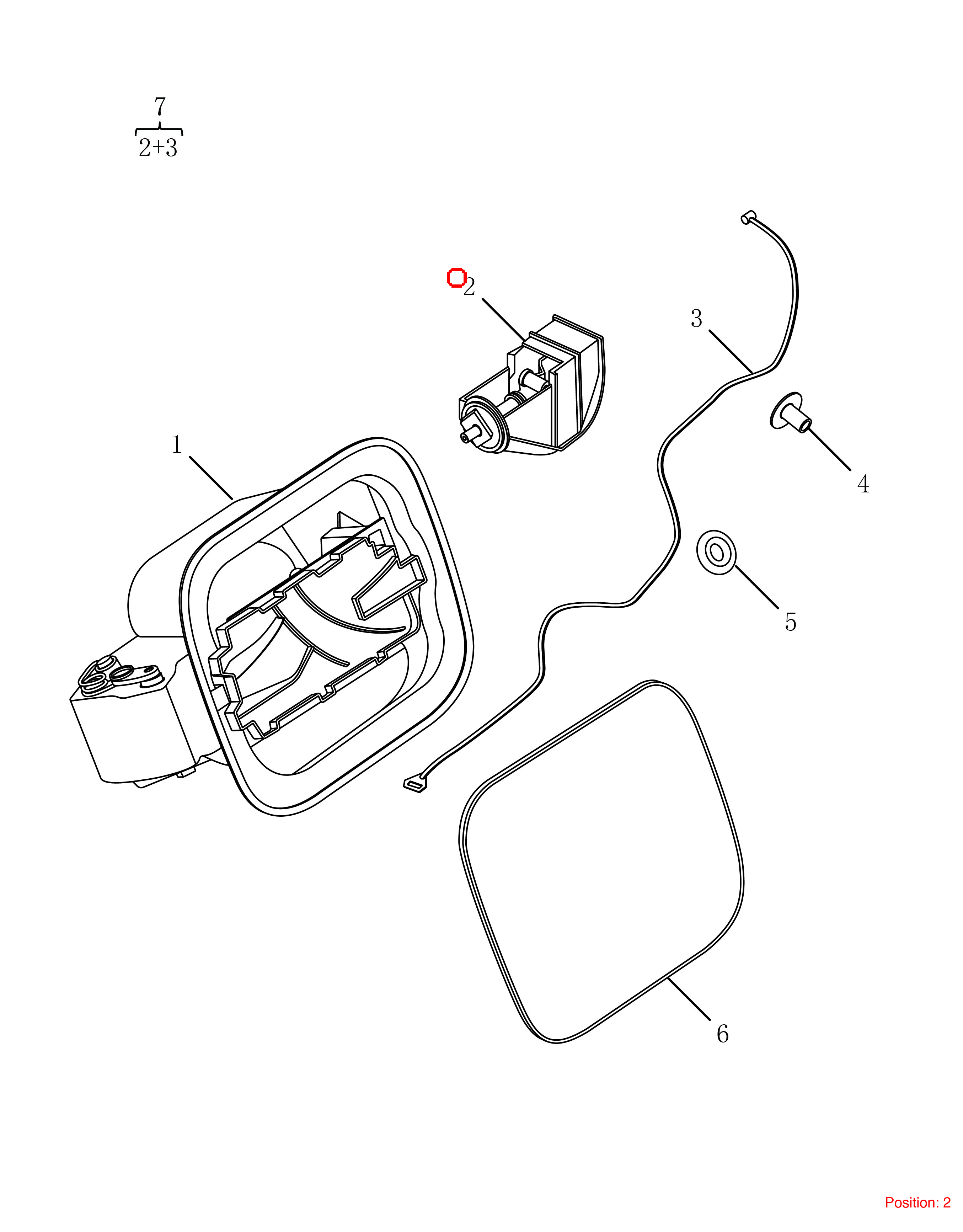 GEELY Fuel tank cap motor OEM 5090002900 FOR Emgrand Binrui 5090002900-GEELY_OEM