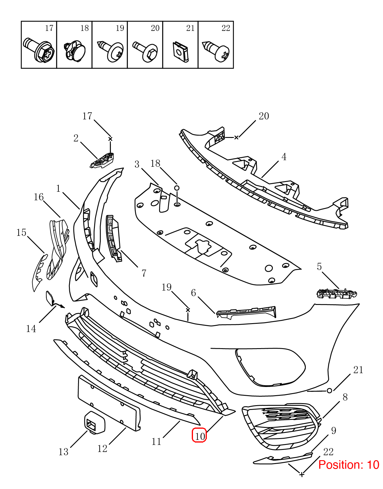 GEELY Bumper grille OEM 6010079400 FOR Binrui 6010079400-GEELY_OEM
