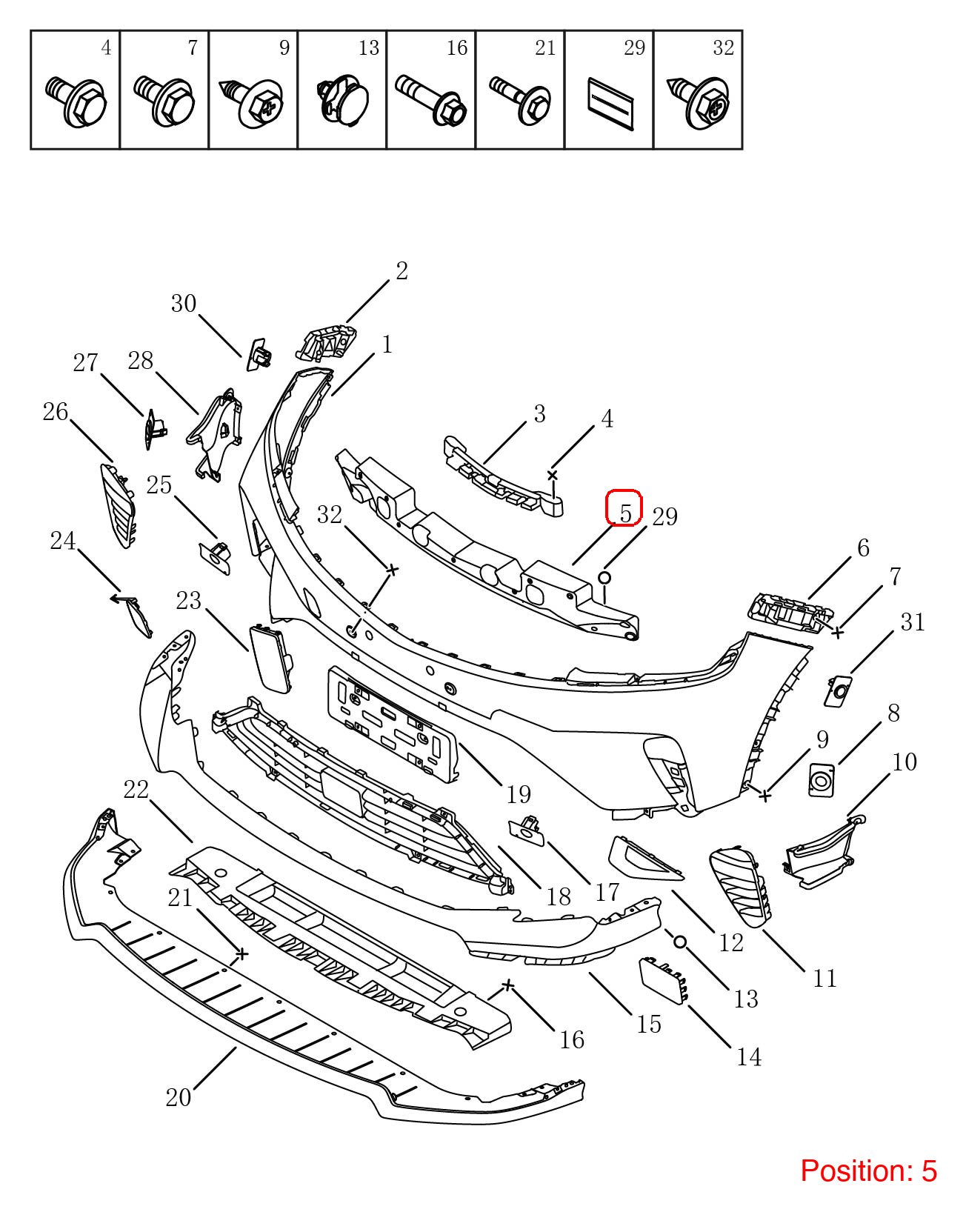 GEELY Bumper foam OEM 6010082000 FOR Coolray 6010082000-GEELY_OEM
