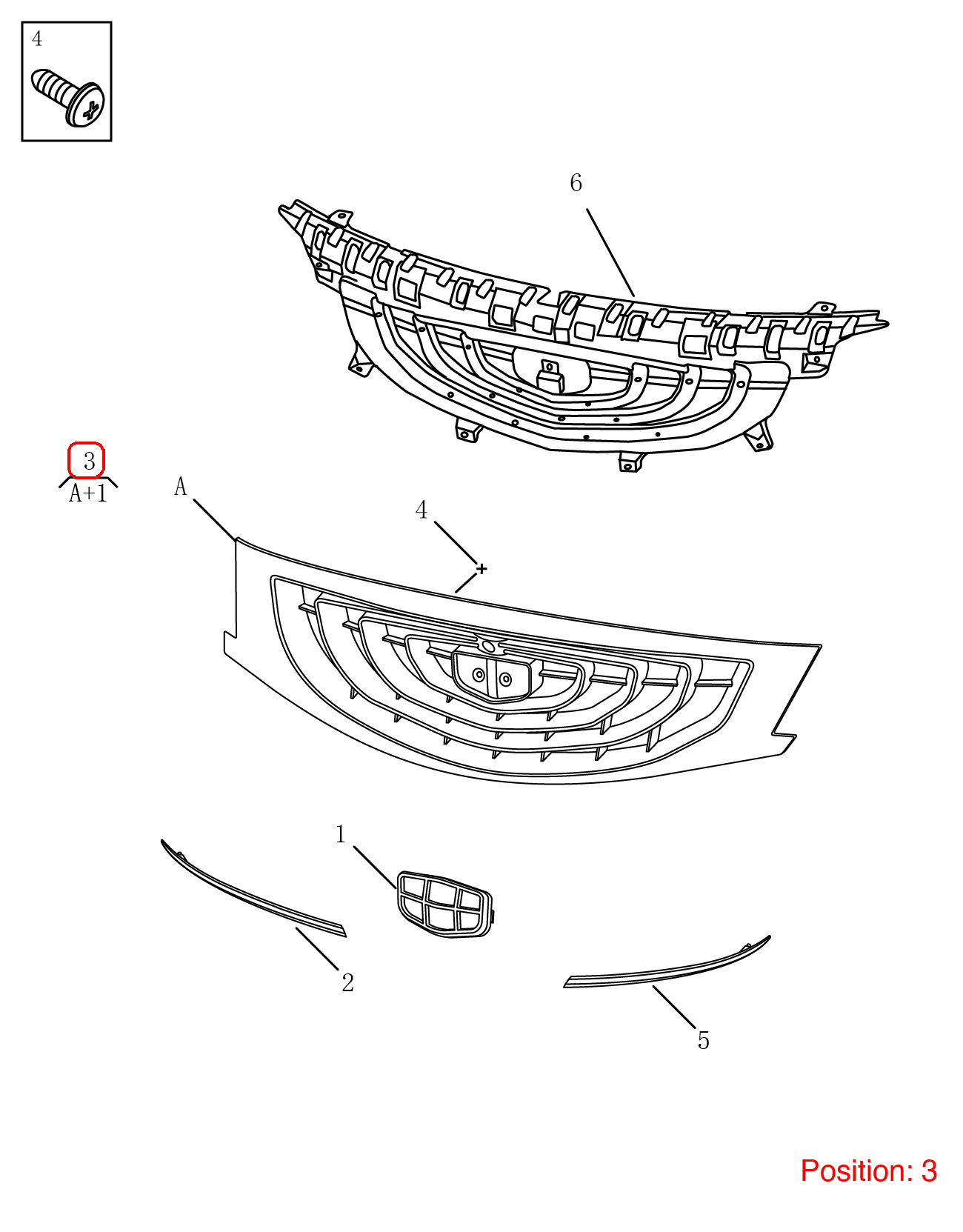 GEELY Front grille OEM 6013003000 FOR Emgrand 6013003000-GEELY_OEM