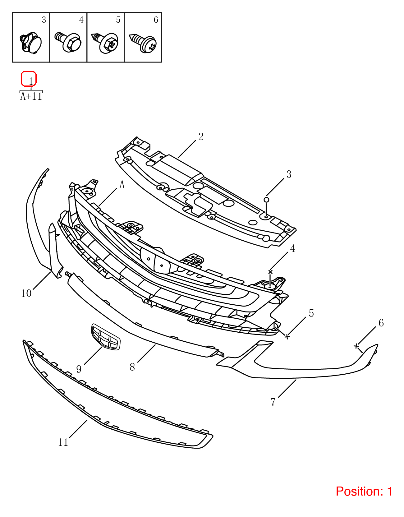 GEELY Front grille OEM 6013025300 FOR Coolray 6013025300-GEELY_OEM