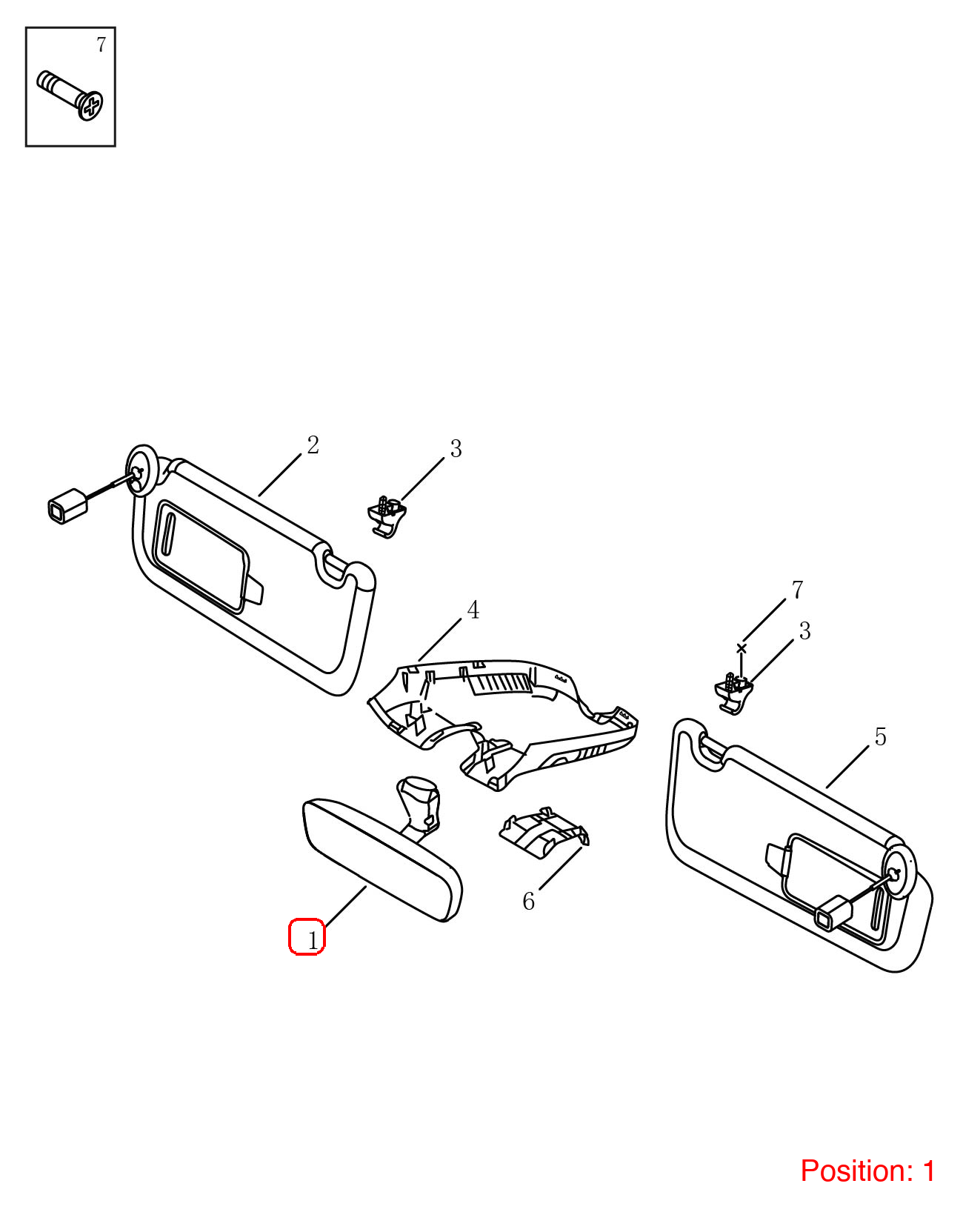 GEELY Interior mirror OEM 6015016400 FOR Coolray 6015016400-GEELY_OEM