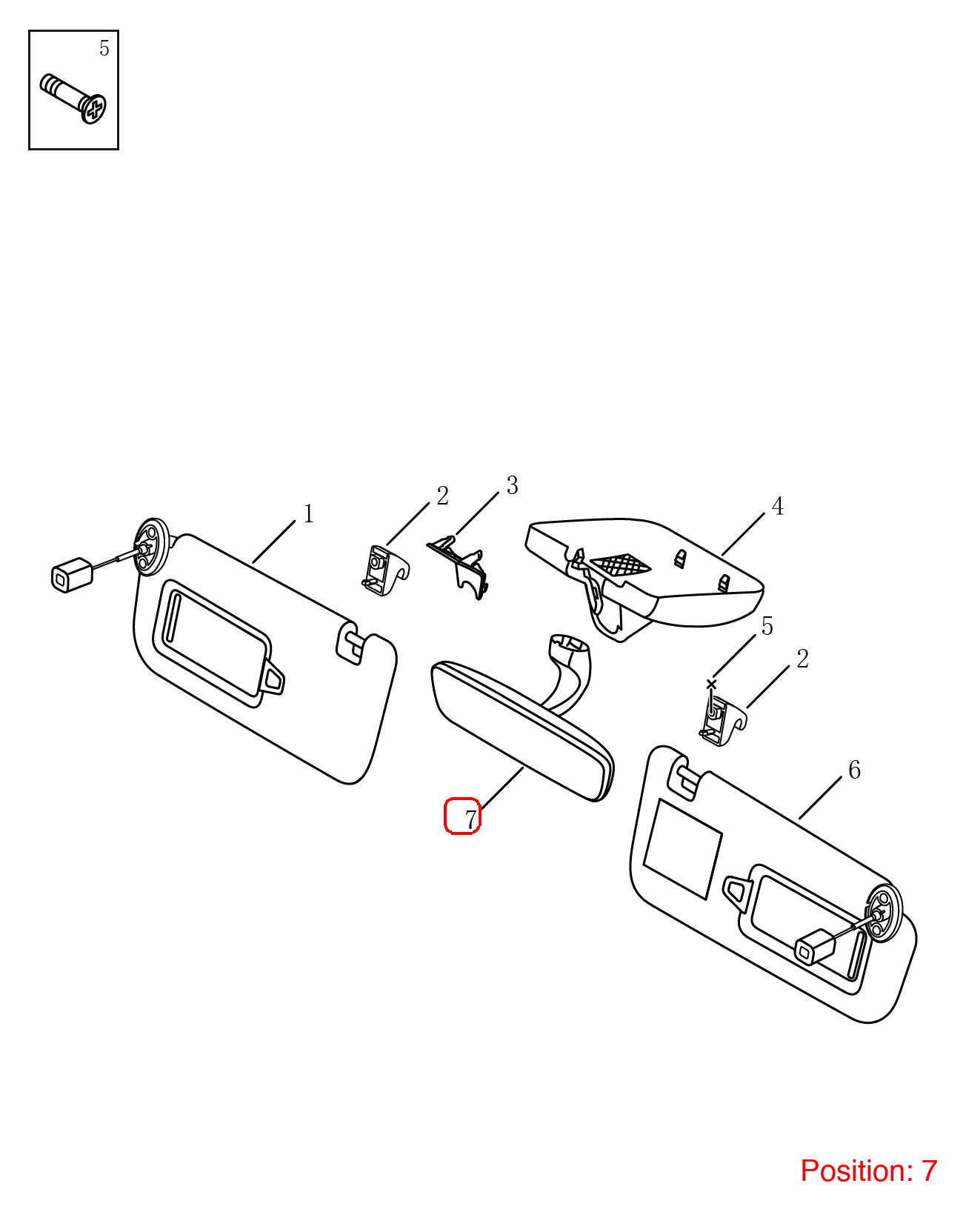 GEELY Interior mirror OEM 6015022700 FOR Coolray 6015022700-GEELY_OEM