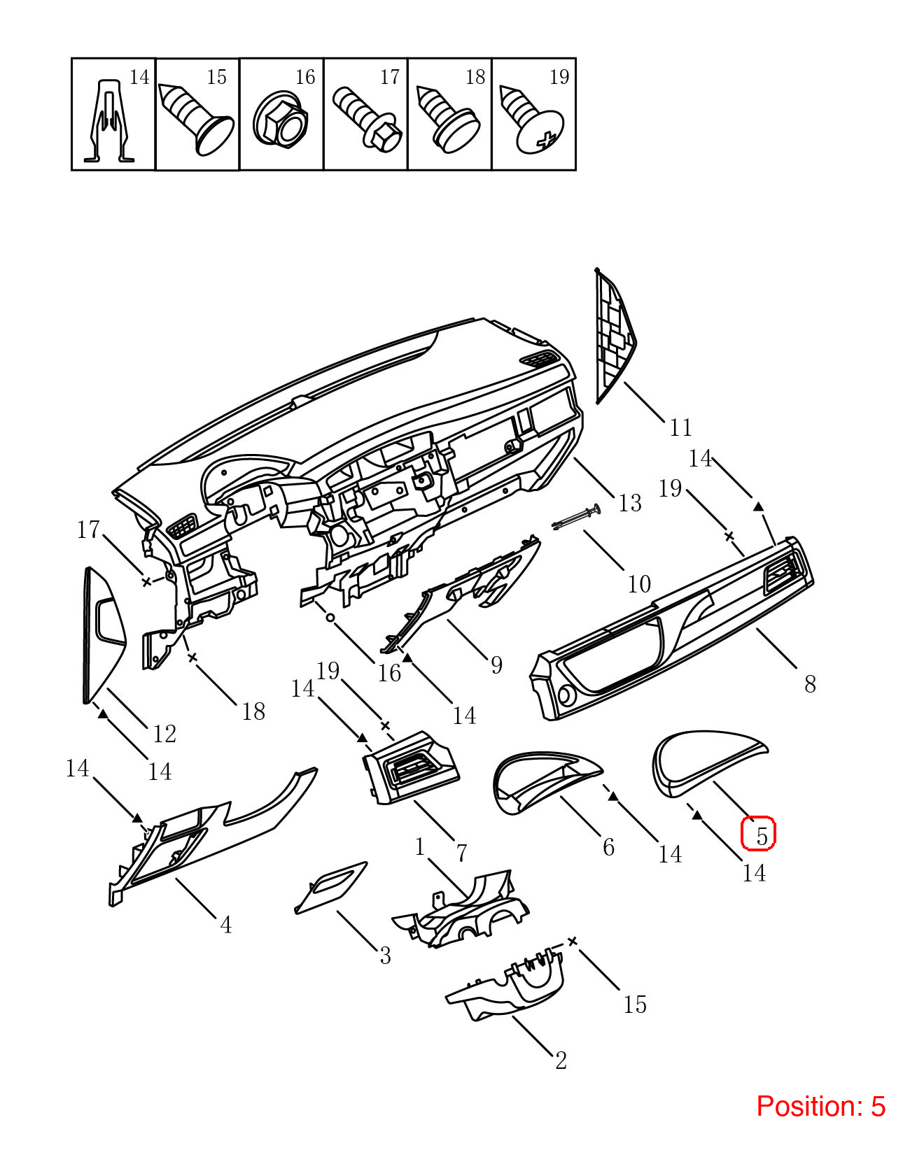 GEELY Combination instrument trim panel OEM 6027017800742 FOR Emgrand 6027017800742-GEELY_OEM