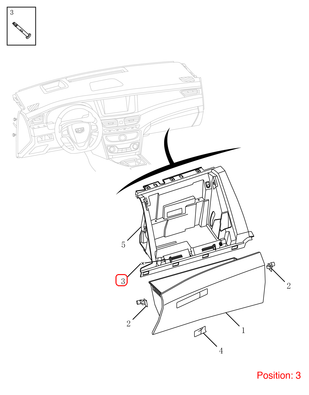 GEELY Positioning pin OEM 6032002500511 FOR Emgrand 6032002500511-GEELY_OEM