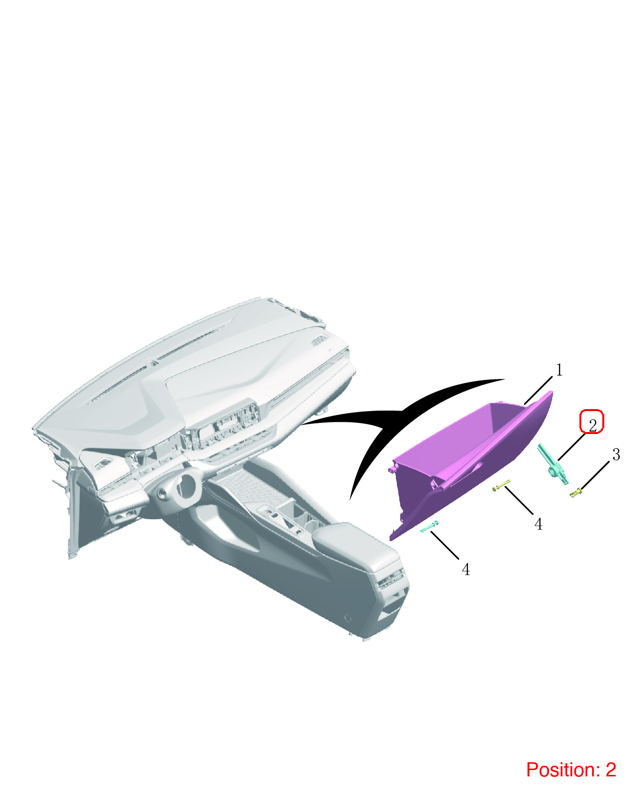GEELY Glove compartment buffer OEM 6032013900 FOR Binrui 6032013900-GEELY_OEM