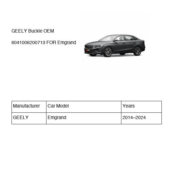 GEELY Buckle OEM 6041006200713 FOR Emgrand 6041006200713-GEELY_OEM