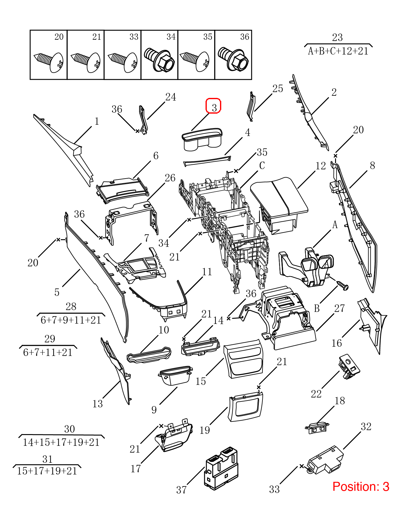 GEELY Drink holder OEM 6041007000742 FOR Emgrand 6041007000742-GEELY_OEM