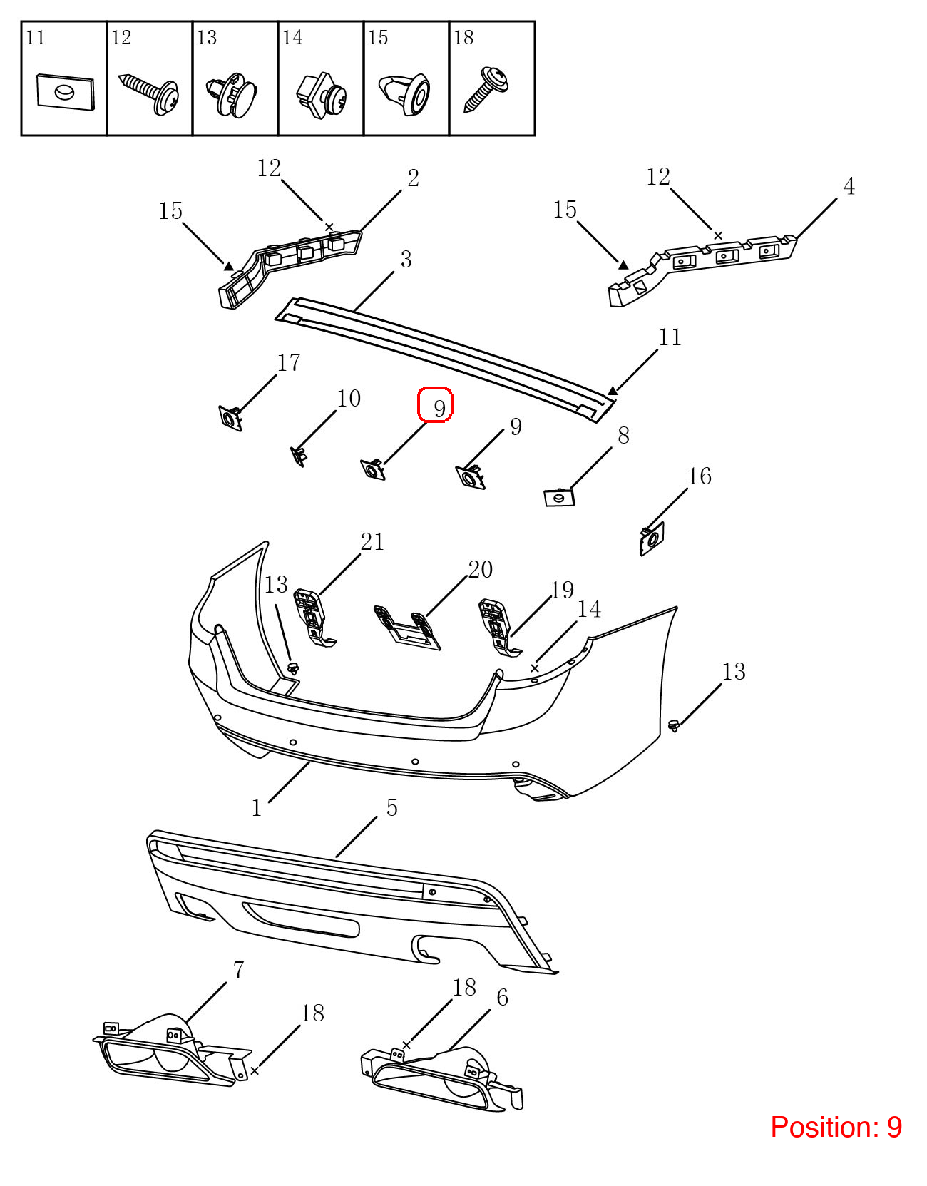 GEELY Reverse radar bracket OEM 6044003900 FOR Emgrand 6044003900-GEELY_OEM