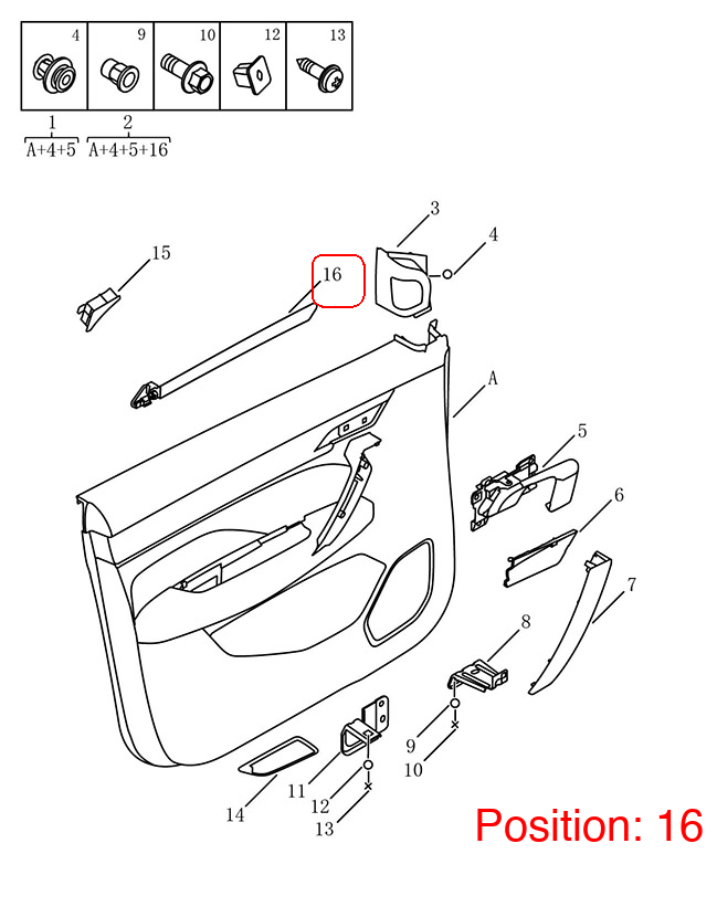 GEELY Ambient lighting OEM 6047094000 FOR Coolray 6047094000-GEELY_OEM