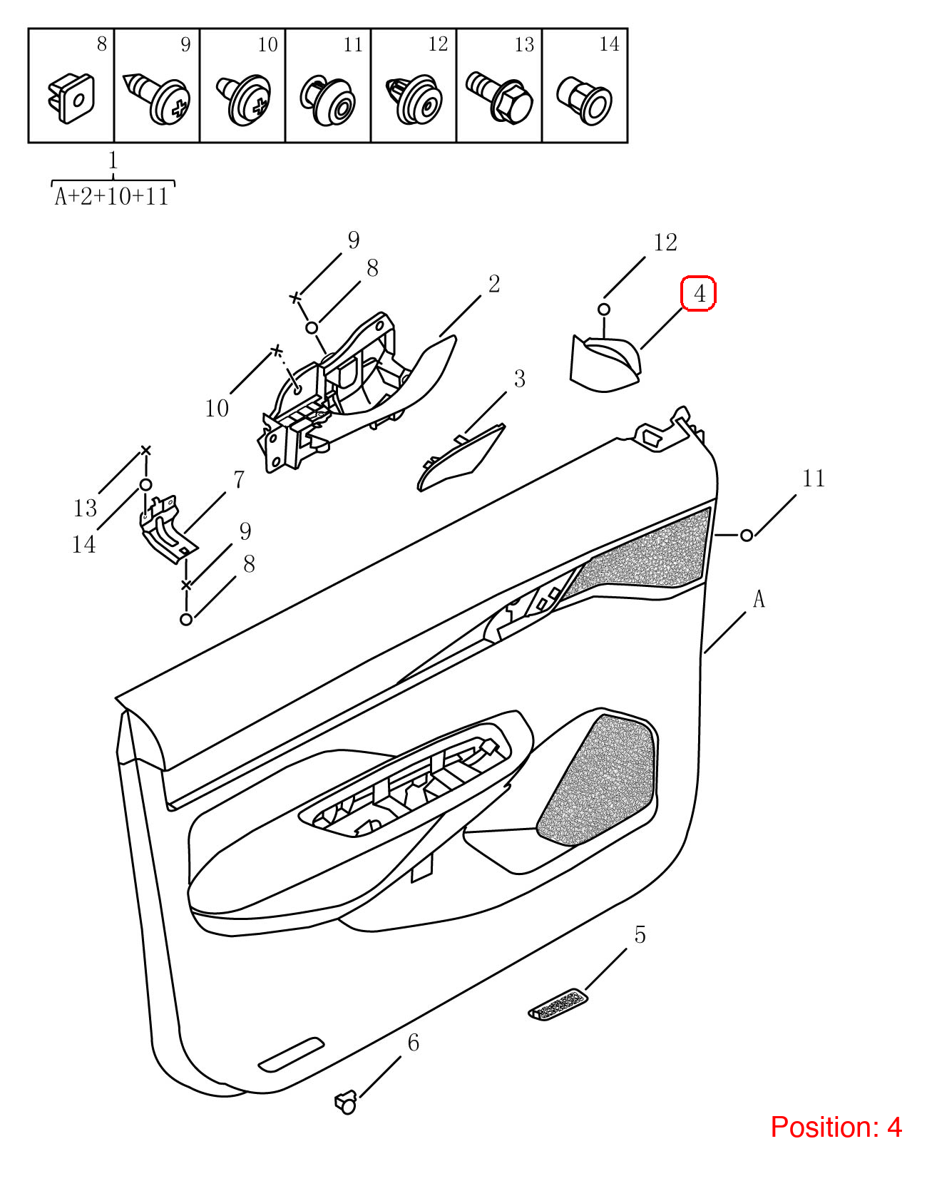 GEELY Trim cover OEM 6047631600742 FOR Binrui 6047631600742-GEELY_OEM