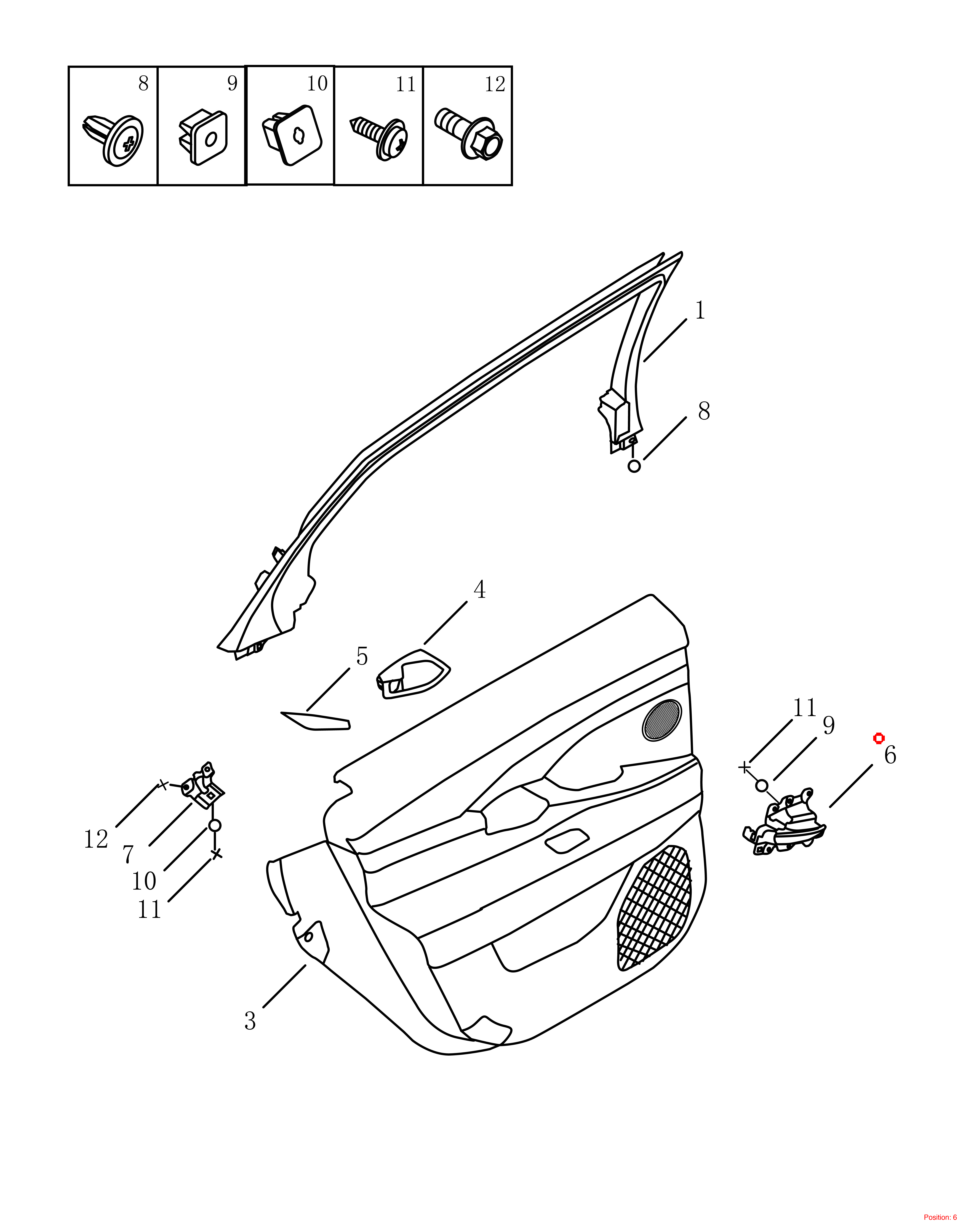 GEELY Door handle OEM 6049004600887 FOR Emgrand 6049004600887-GEELY_OEM