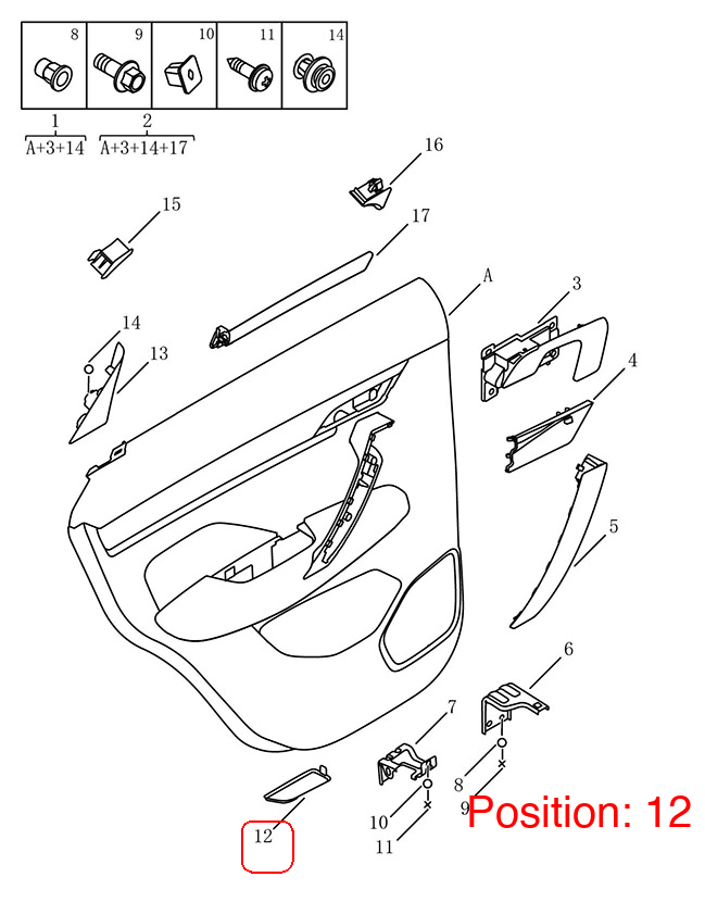 GEELY Seal gasket OEM 6049073900 FOR Coolray 6049073900-GEELY_OEM