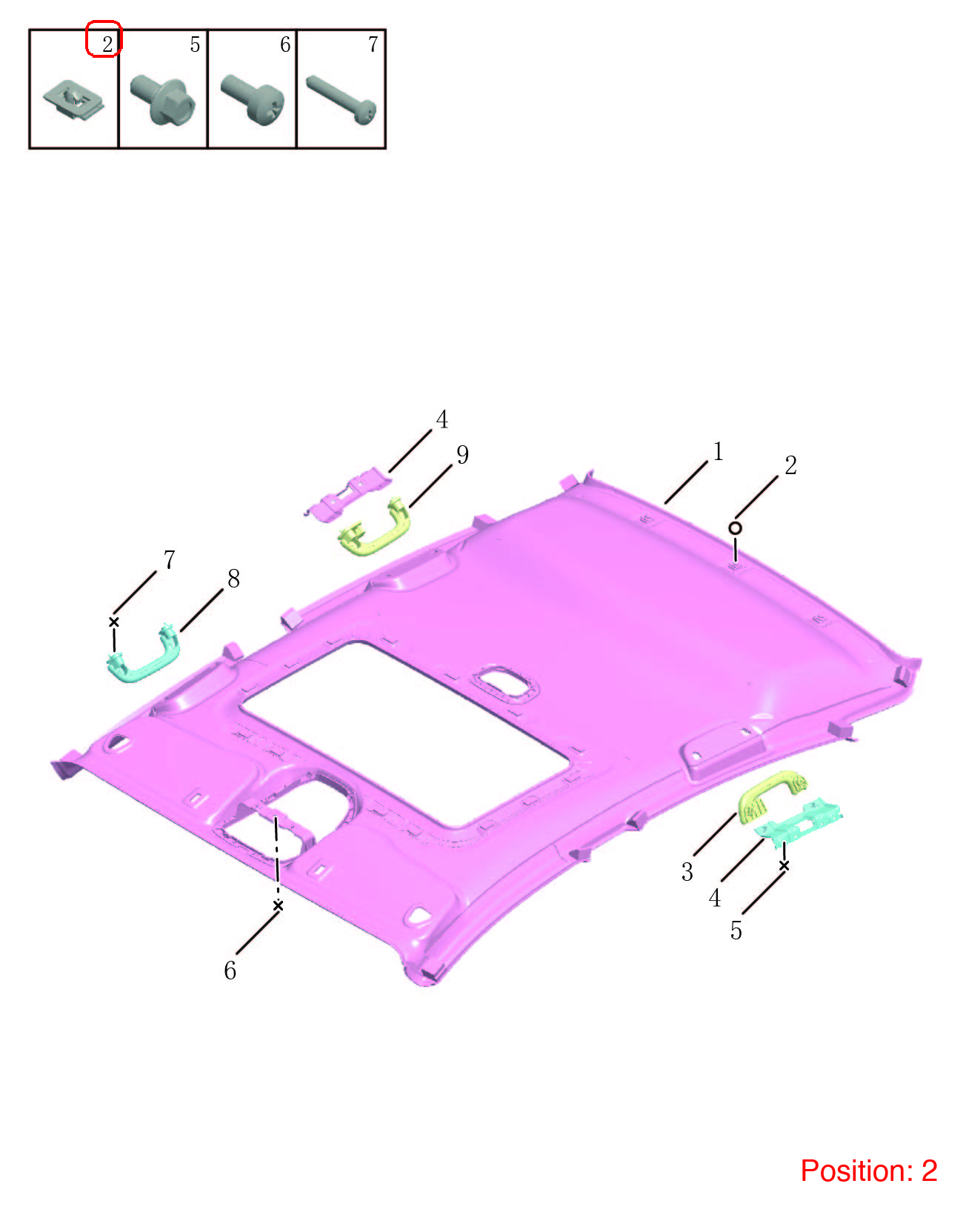 GEELY Buckle OEM 6062004000 FOR Emgrand Binrui 6062004000-GEELY_OEM