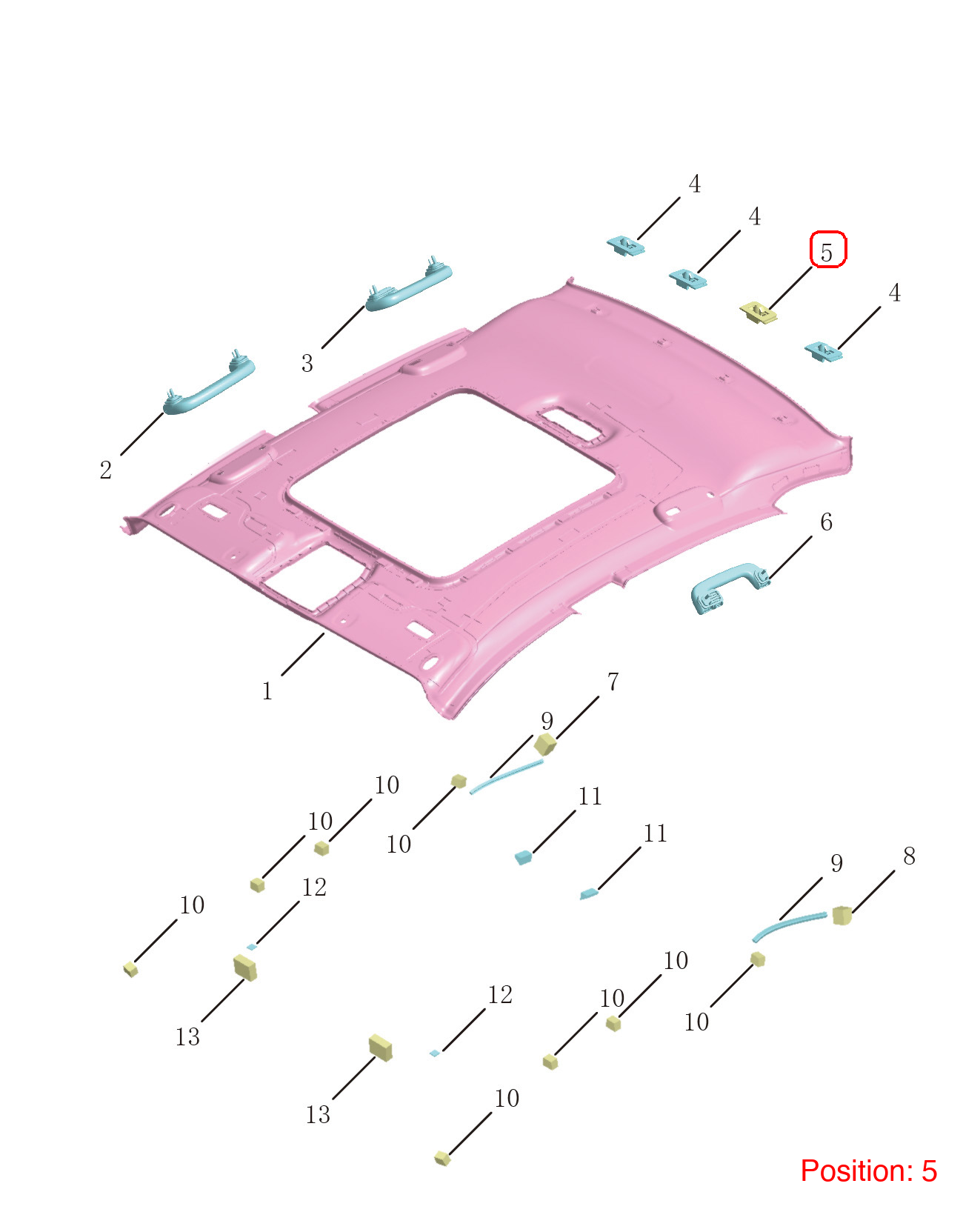 GEELY Buckle OEM 6062045000 FOR Emgrand 6062045000-GEELY_OEM