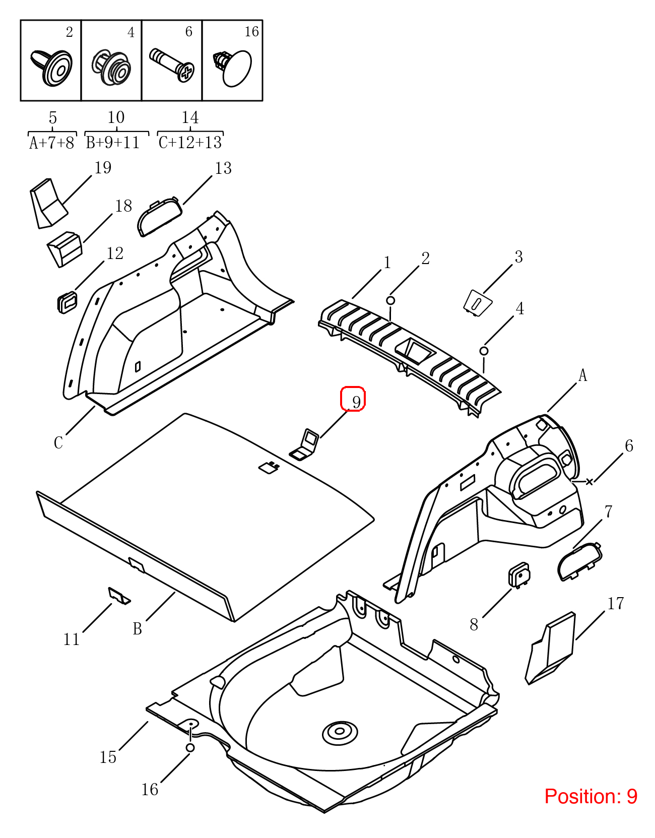 GEELY Tailgate handle OEM 6064033400 FOR Coolray 6064033400-GEELY_OEM