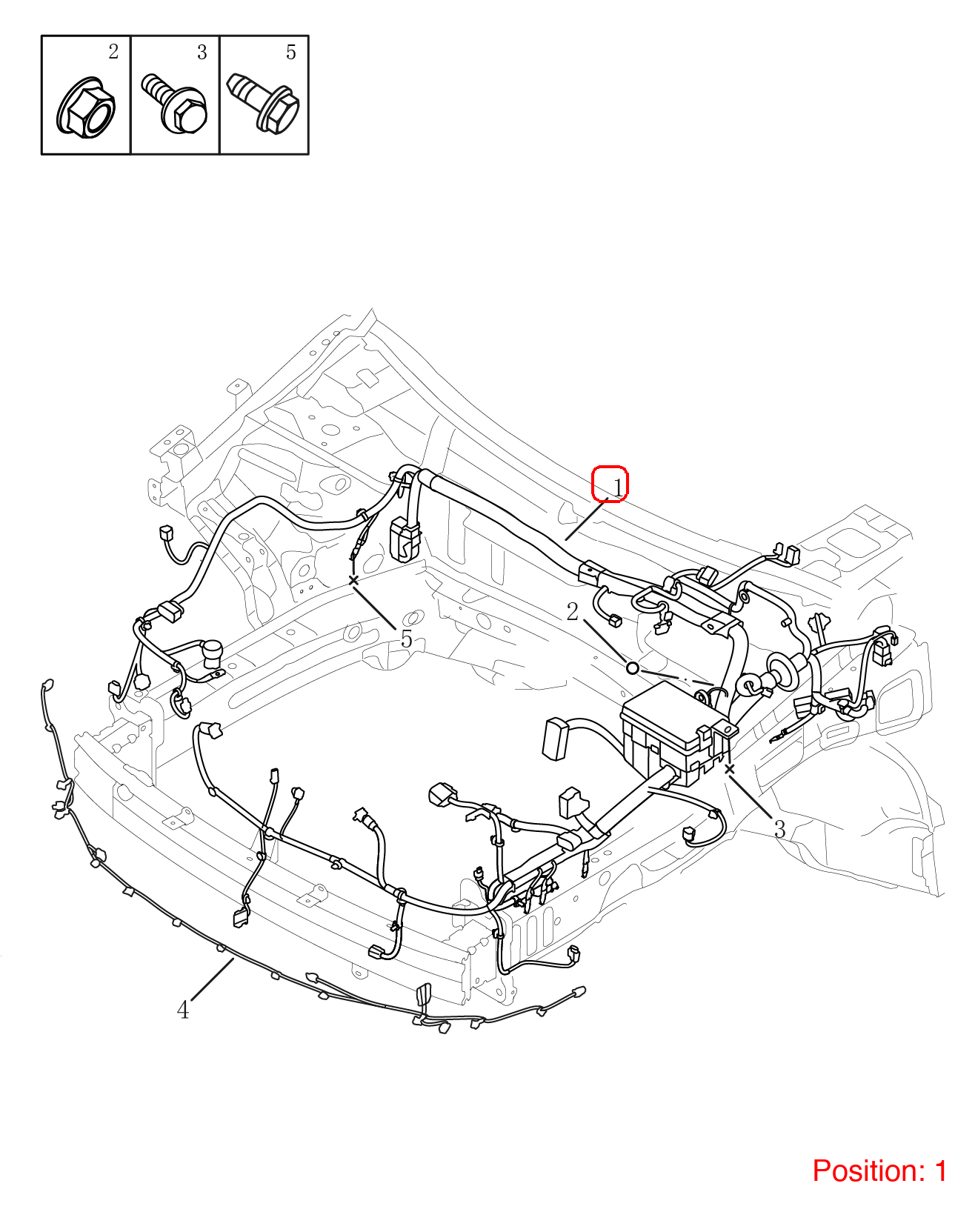 GEELY Engine compartment wiring harness OEM 7013094200 FOR Coolray 7013094200-GEELY_OEM