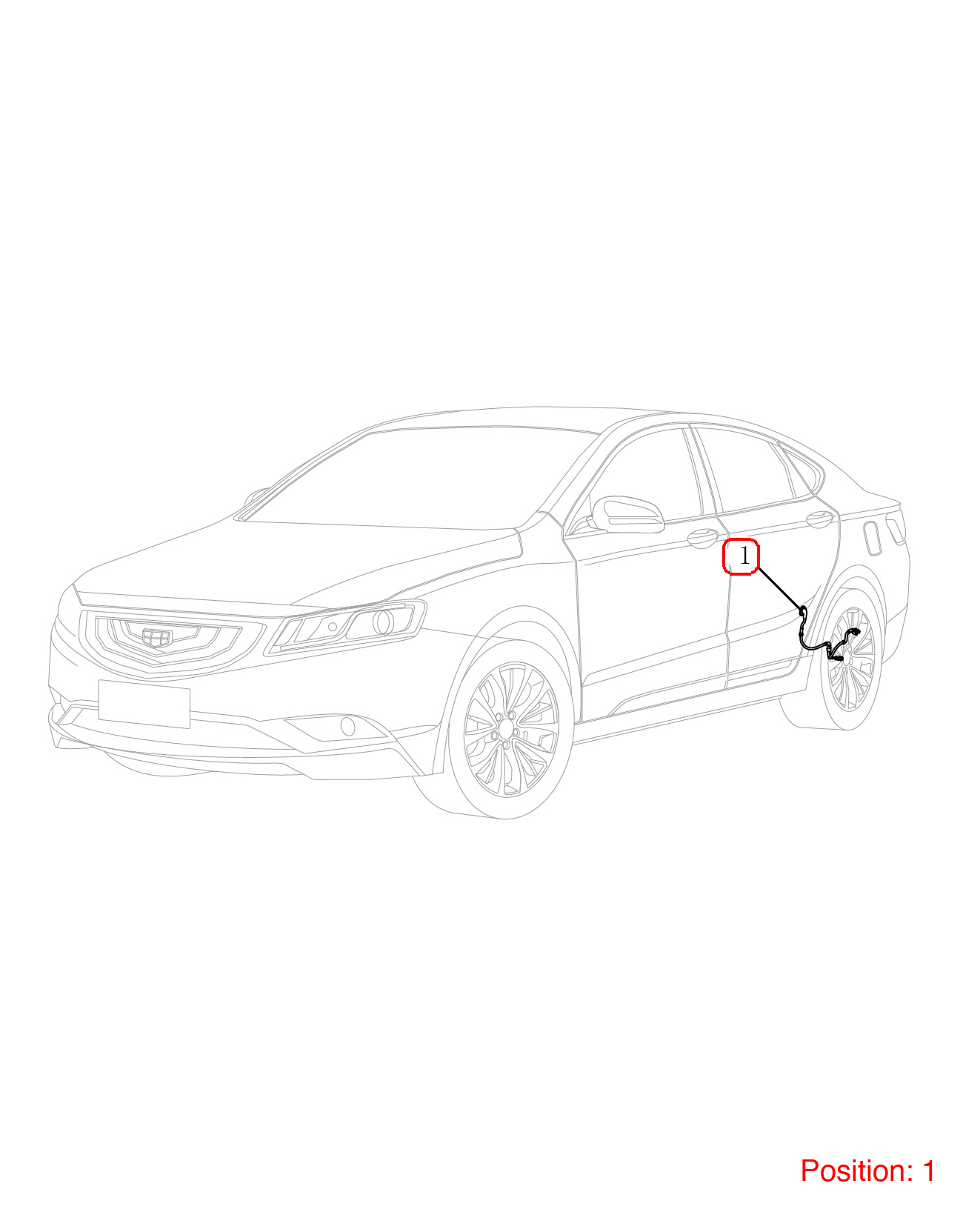 GEELY ABS sensor OEM 7035004000 FOR Emgrand 7035004000-GEELY_OEM