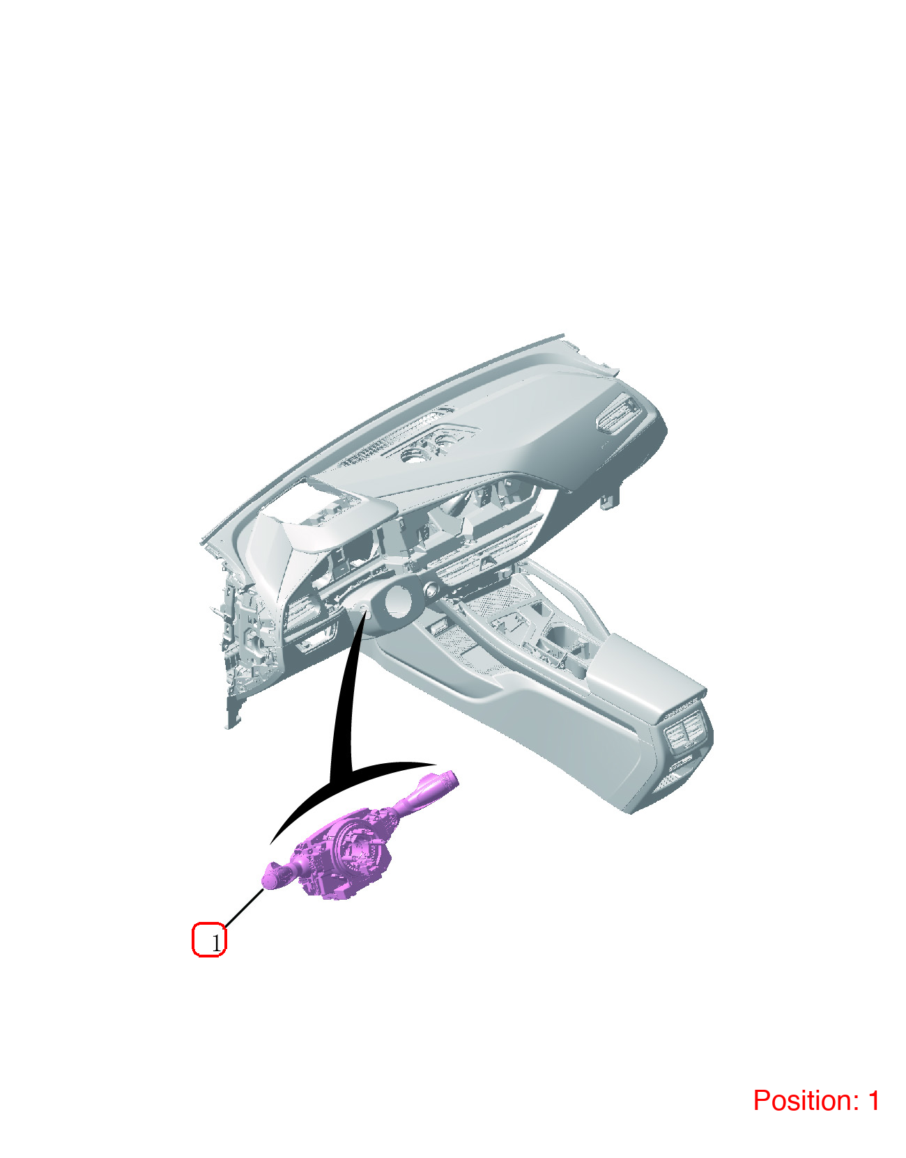GEELY Combination switch OEM 7042011500 FOR Tugella 7042011500-GEELY_OEM