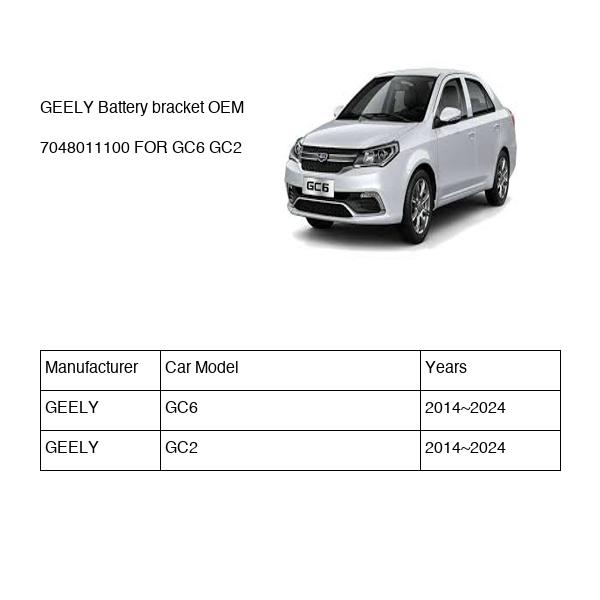 GEELY Battery bracket OEM 7048011100 FOR GC6 GC2 7048011100-GEELY_OEM