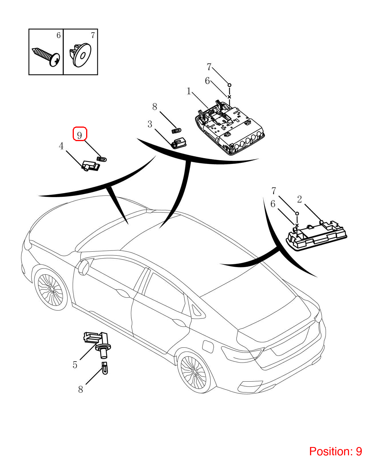 GEELY Light bulb OEM 7063001300 FOR Emgrand 7063001300-GEELY_OEM
