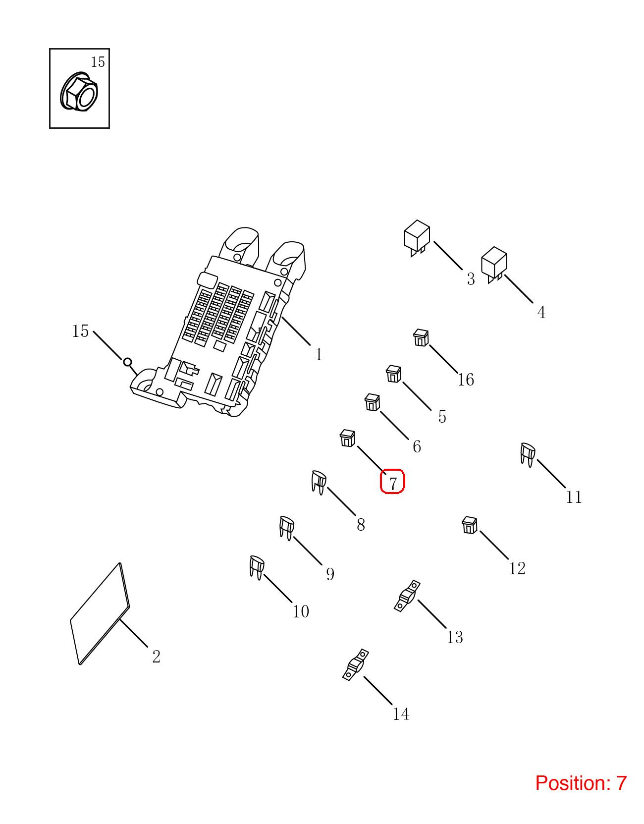 GEELY Fuses OEM 7075002600 FOR Emgrand Binrui 7075002600-GEELY_OEM