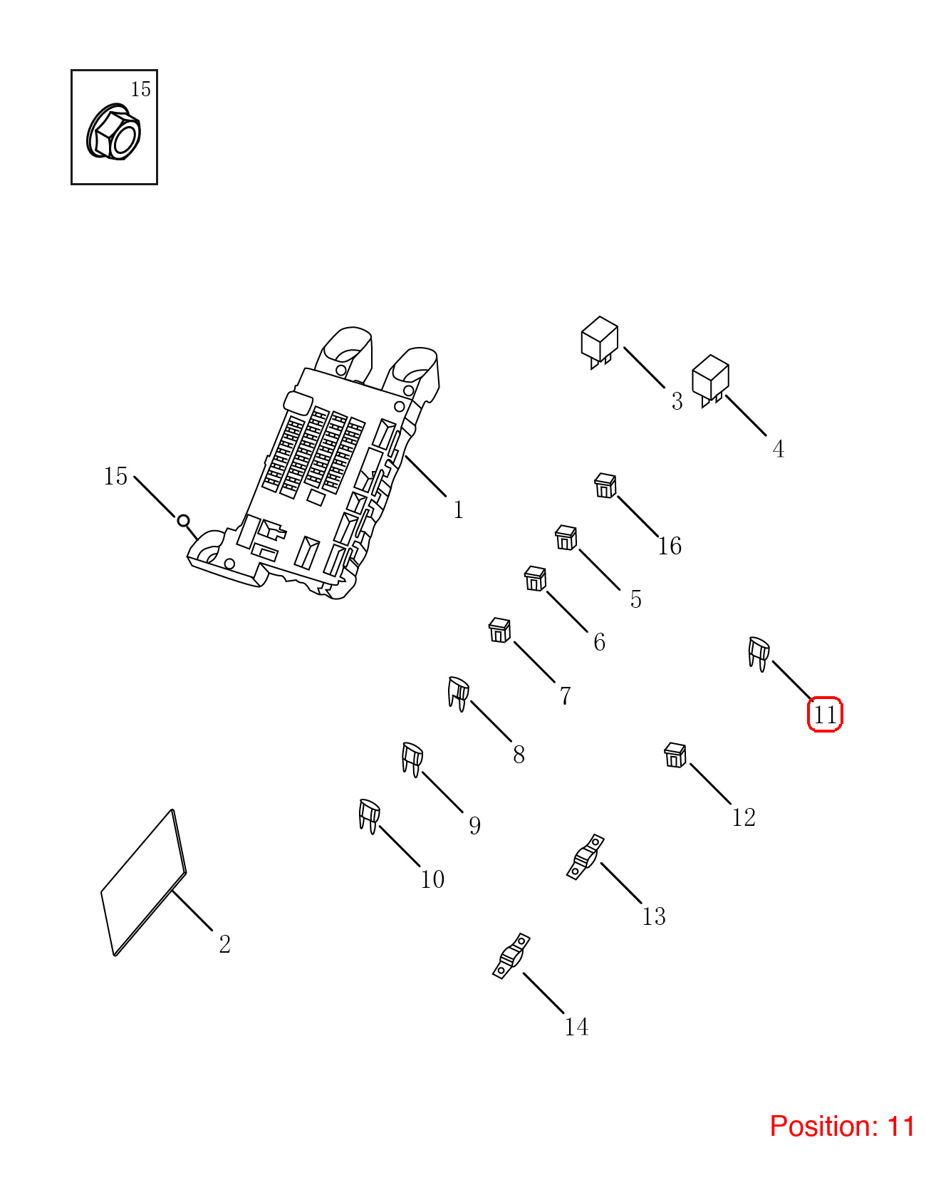 GEELY Fuses OEM 7075003000 FOR Emgrand 7075003000-GEELY_OEM