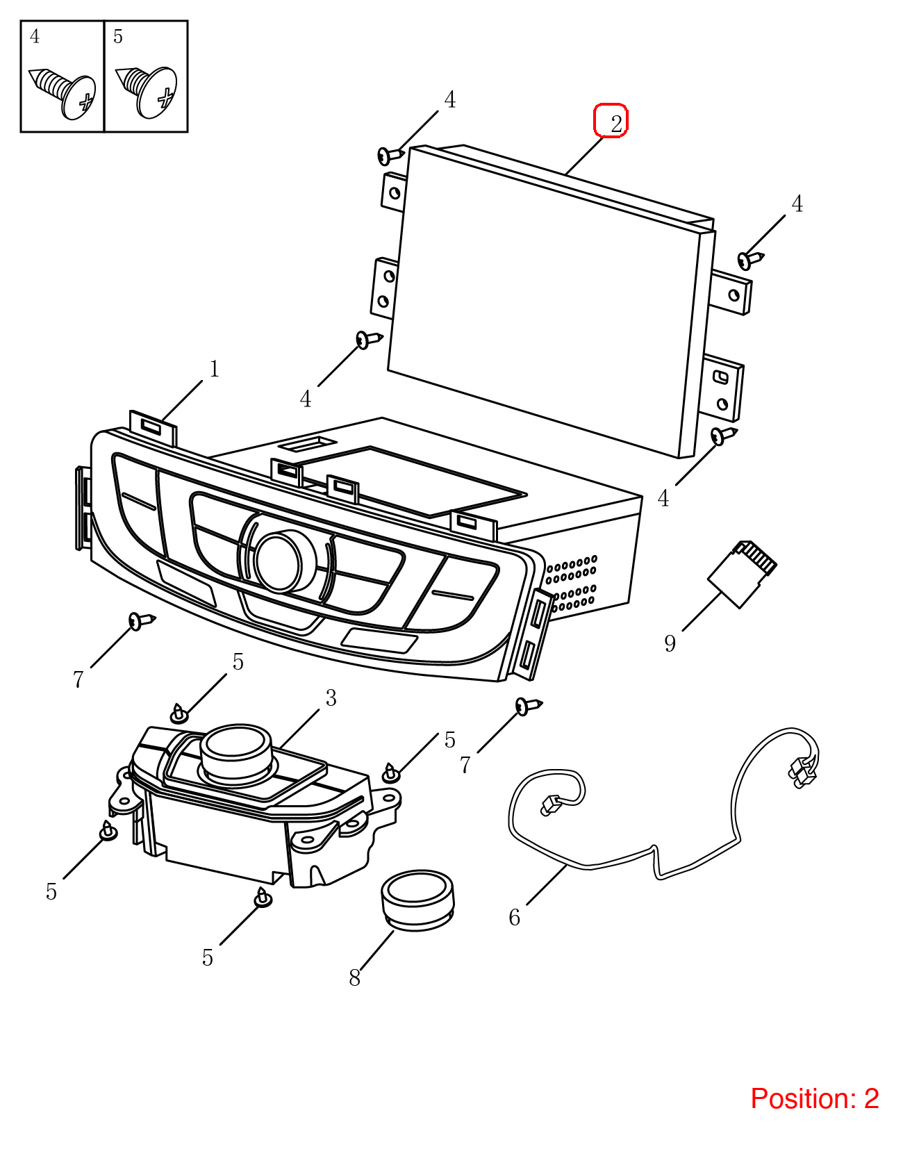 GEELY Monitor OEM 7079002400 FOR Emgrand 7079002400-GEELY_OEM