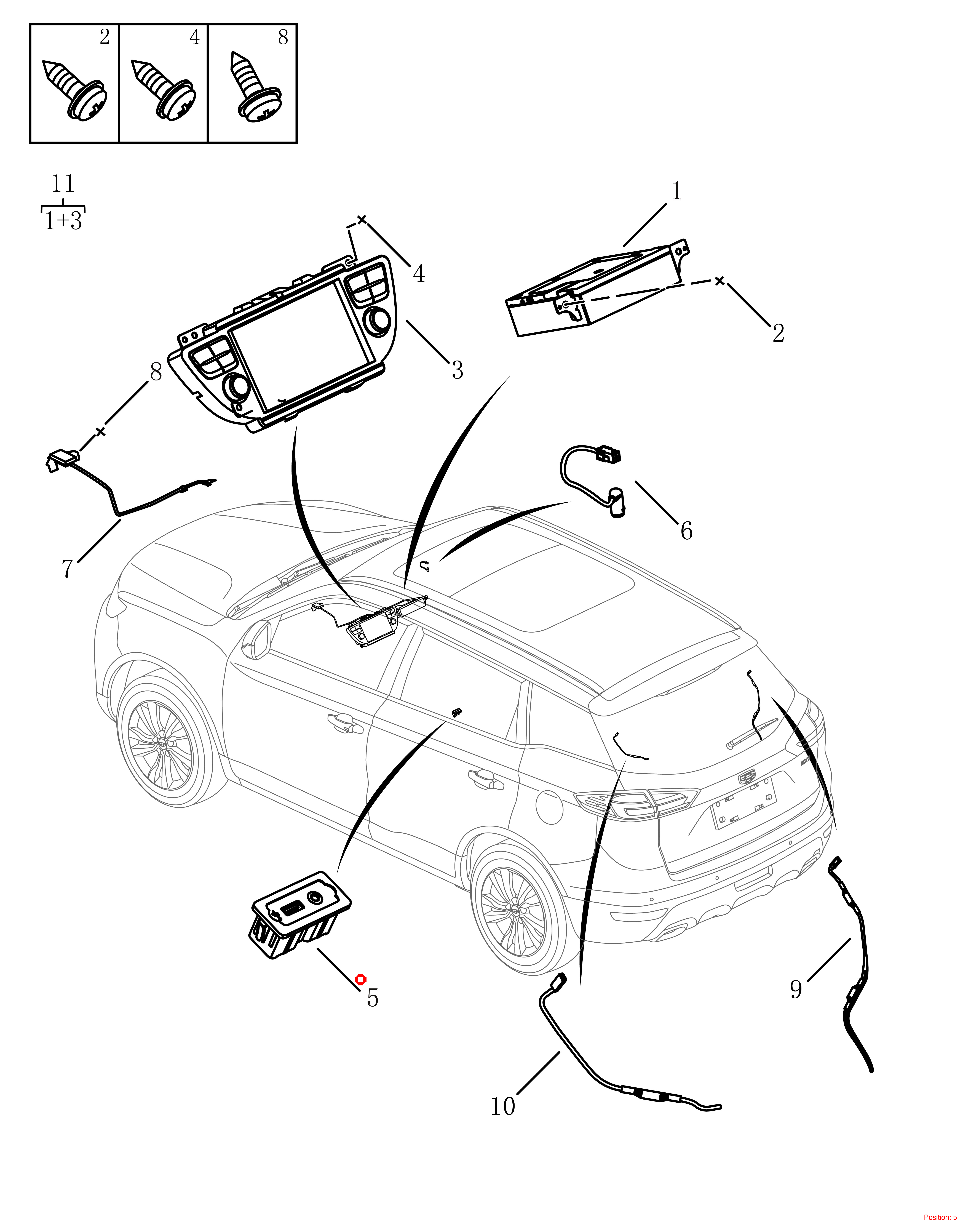 GEELY USB port OEM 7079006300742 FOR Emgrand 7079006300742-GEELY_OEM