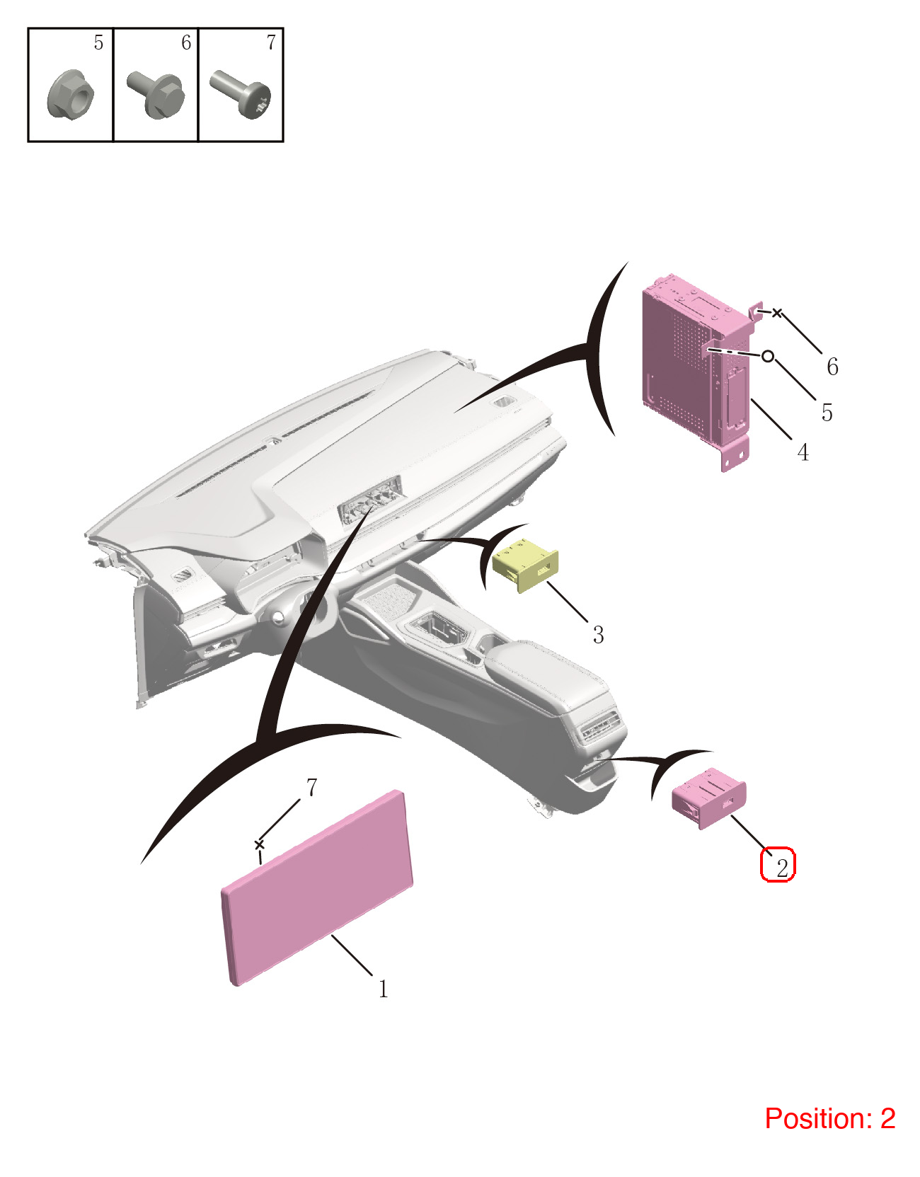 GEELY USB port OEM 7079028900 FOR Tugella 7079028900-GEELY_OEM