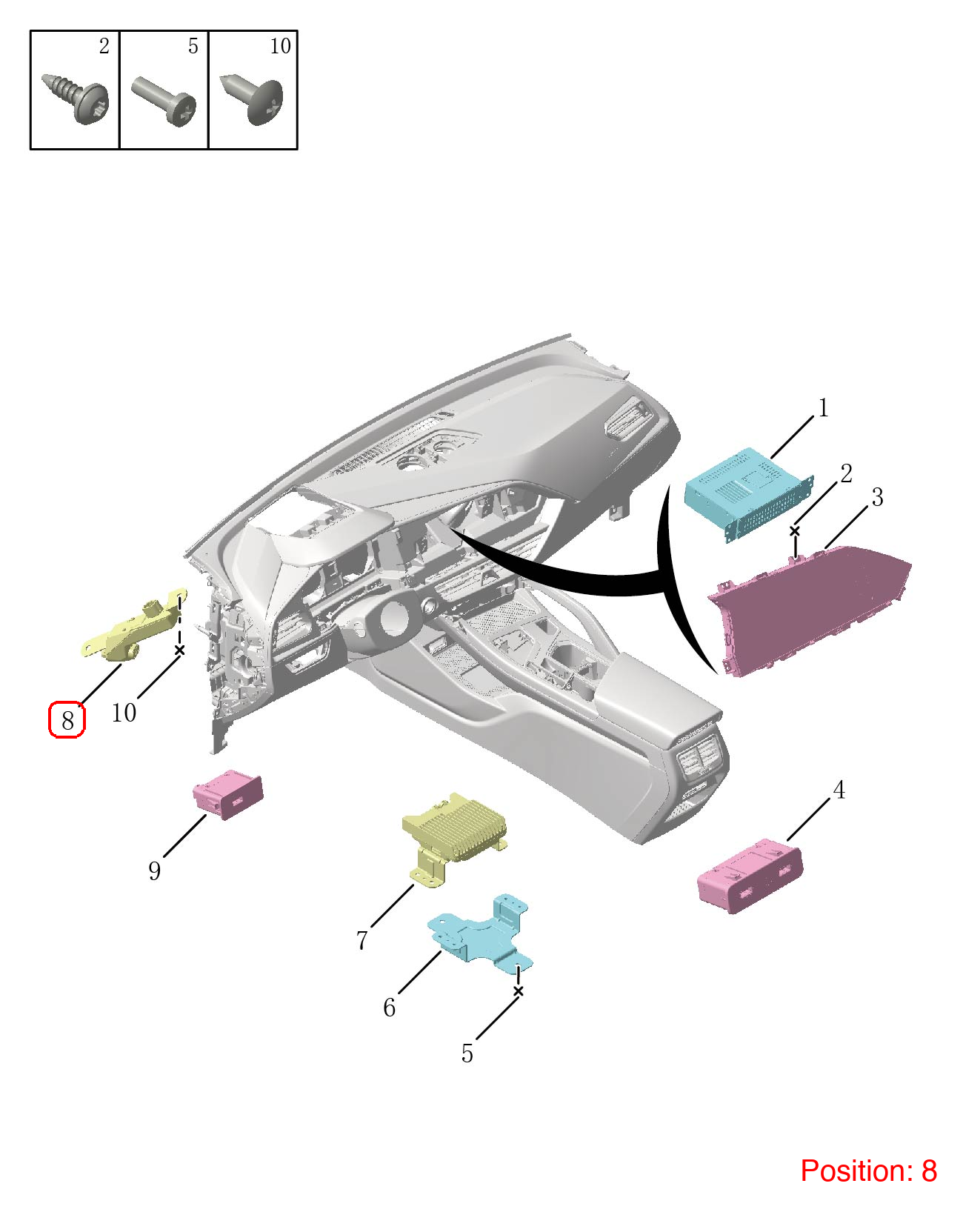 GEELY Camera OEM 7079033800 FOR Tugella 7079033800-GEELY_OEM