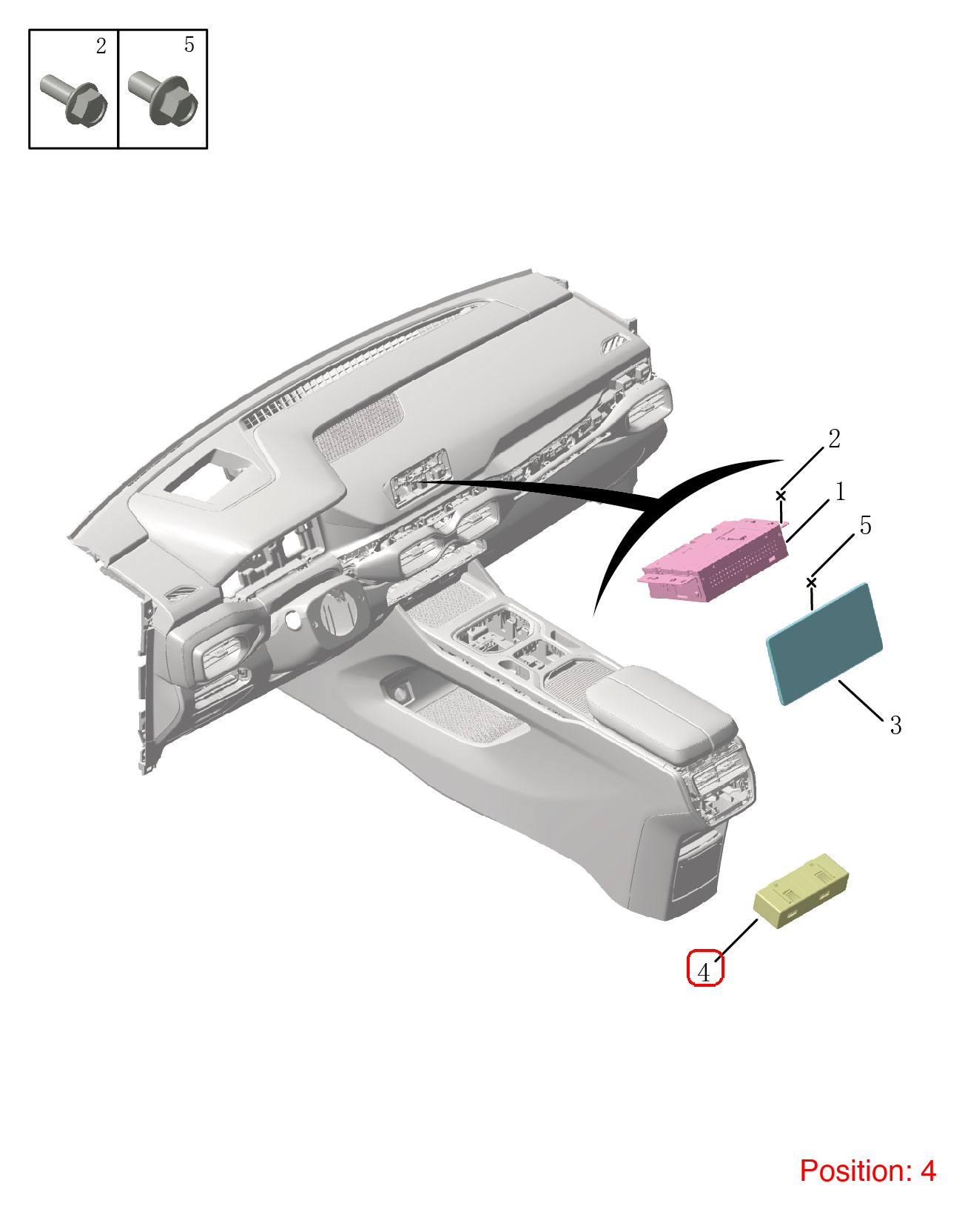 GEELY USB port OEM 7079038100 FOR OKAVANGO 7079038100-GEELY_OEM