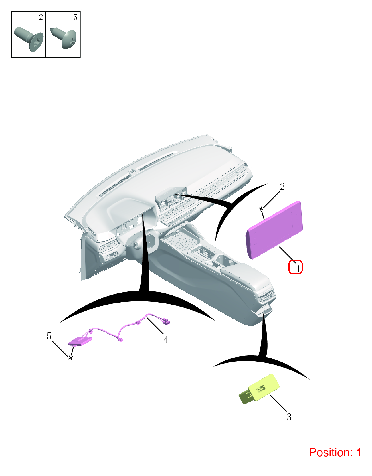 GEELY Multimedia computer OEM 7079054600 FOR Emgrand 7079054600-GEELY_OEM