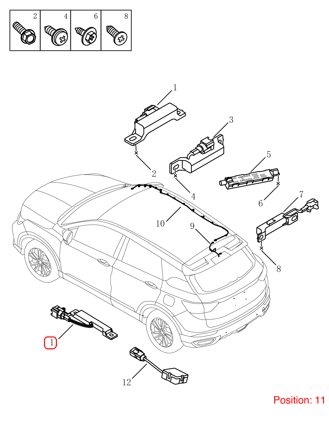 GEELY Antenna OEM 7085013500 FOR Coolray 7085013500-GEELY_OEM