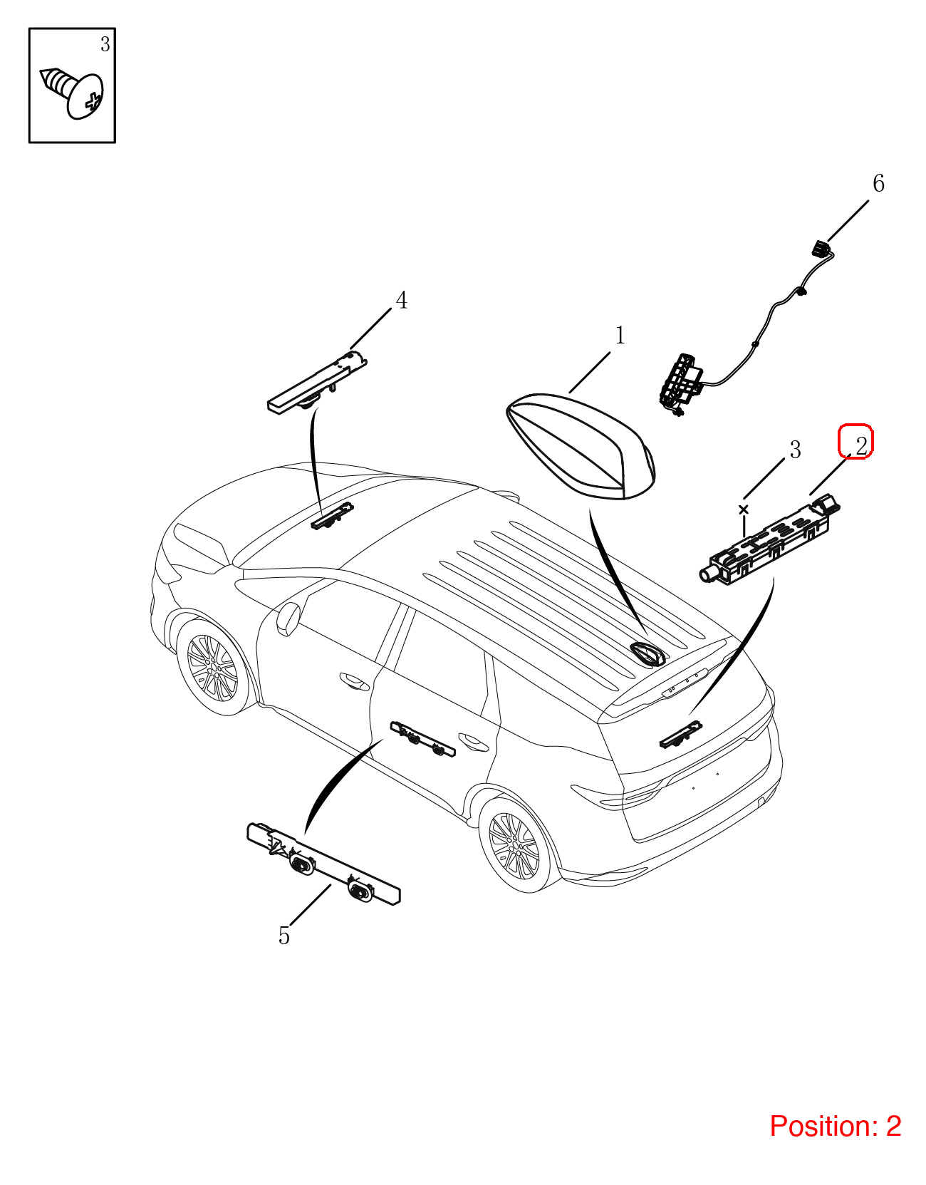 GEELY Signal amplifier OEM 7085015900 FOR Tugella 7085015900-GEELY_OEM