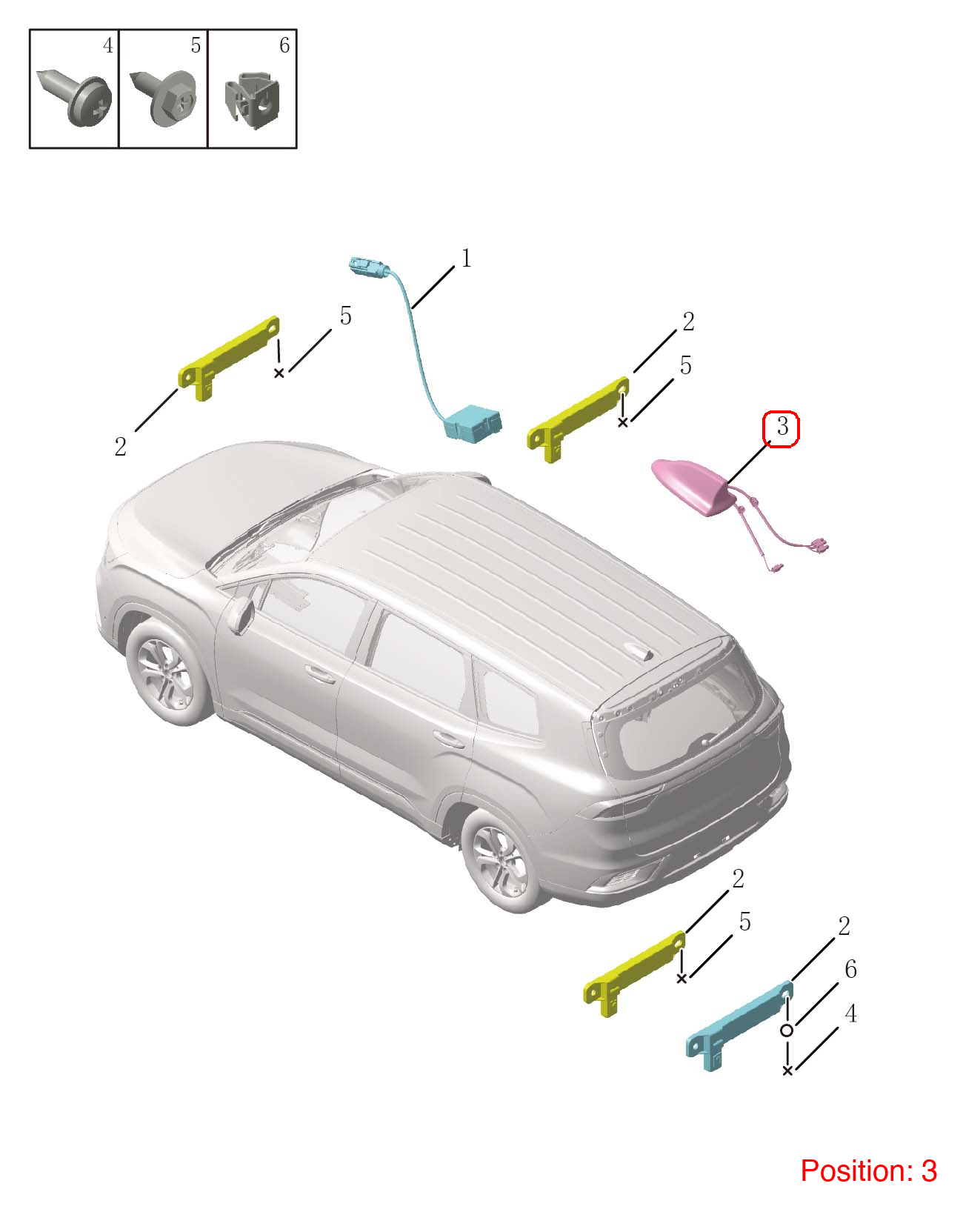 GEELY Antenna OEM 7085020900 FOR OKAVANGO 7085020900-GEELY_OEM