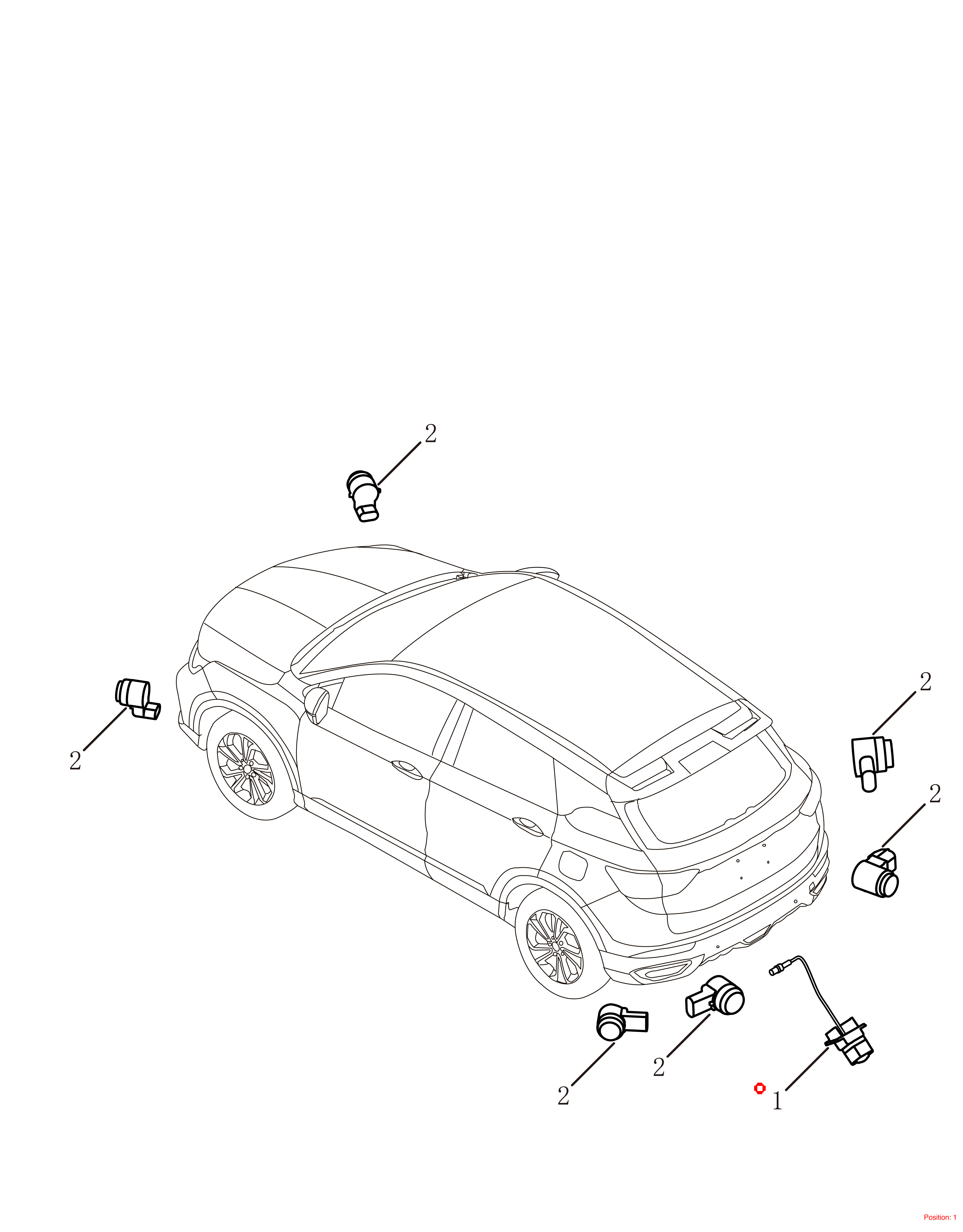 GEELY Camera OEM 7088545500 FOR Coolray 7088545500-GEELY_OEM