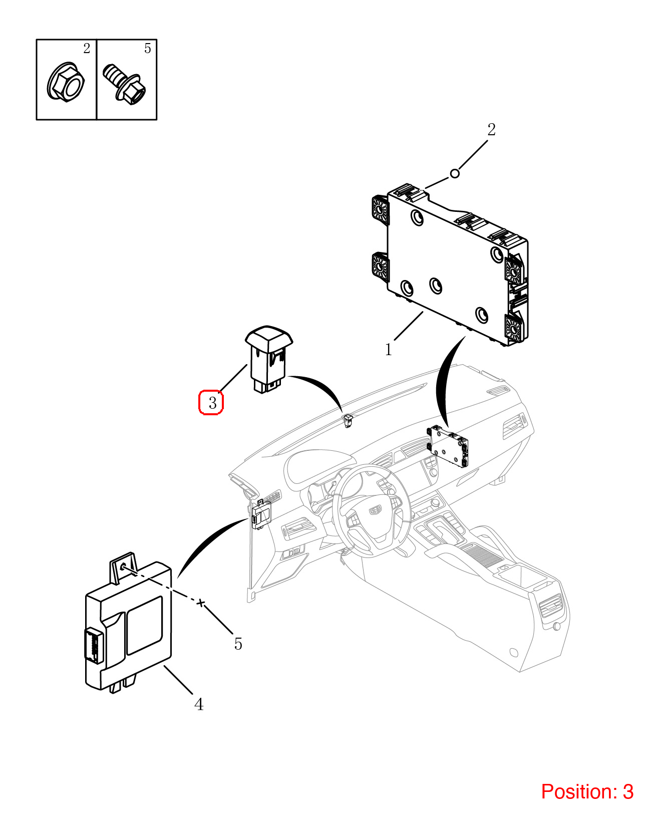 GEELY Automatic headlight sensor OEM 7090001800661 FOR Emgrand 7090001800661-GEELY_OEM