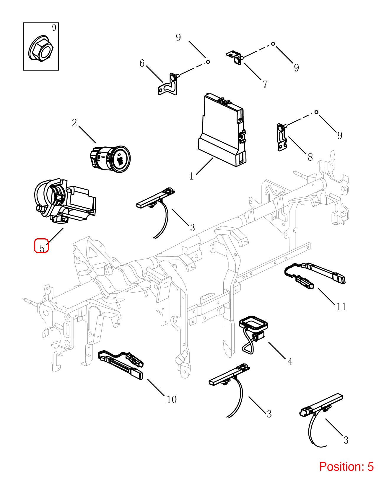 GEELY Steering wheel lock OEM 7092003000 FOR Emgrand 7092003000-GEELY_OEM