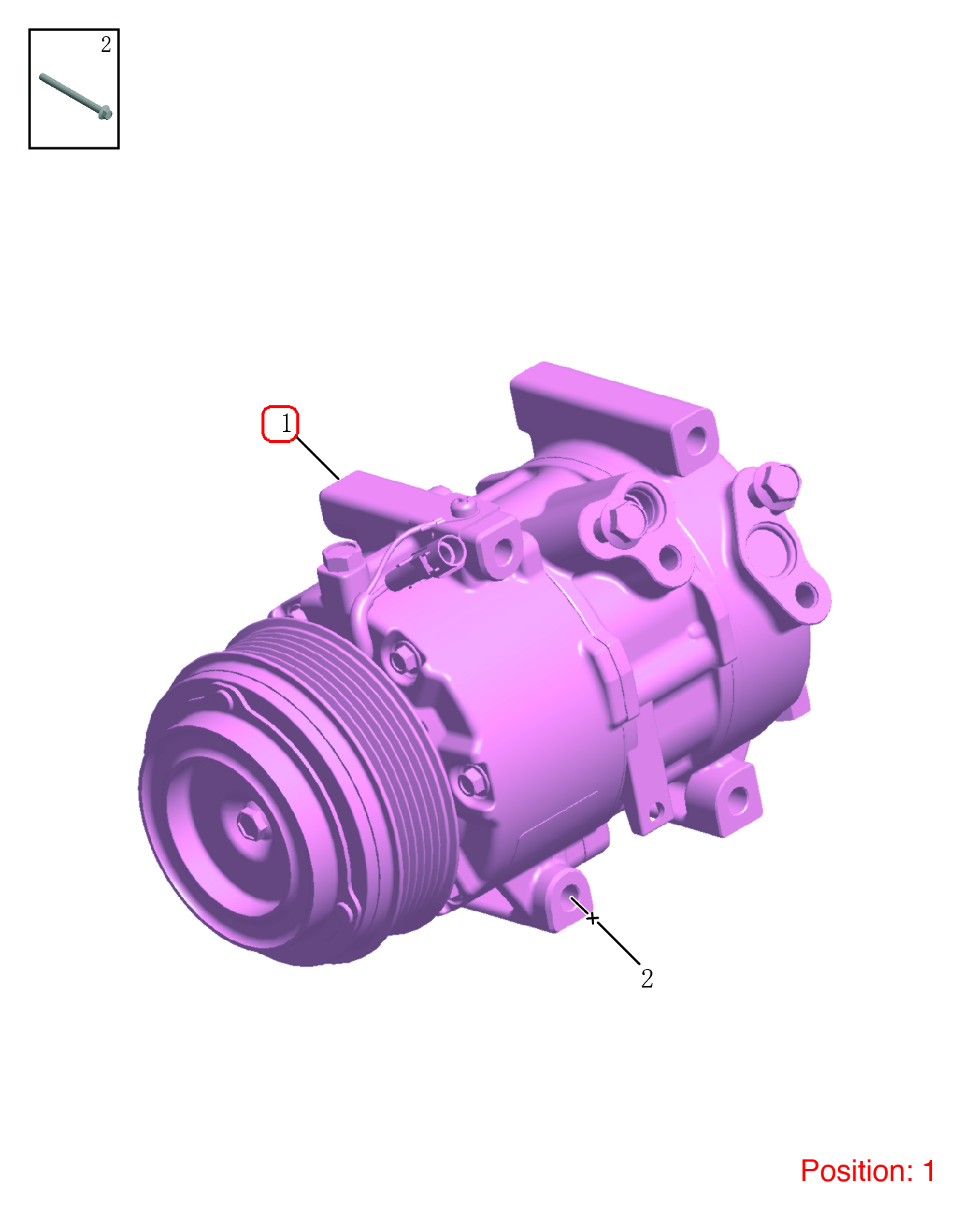 GEELY A/C Compressor OEM 8013007700 FOR Emgrand 8013007700-GEELY_OEM