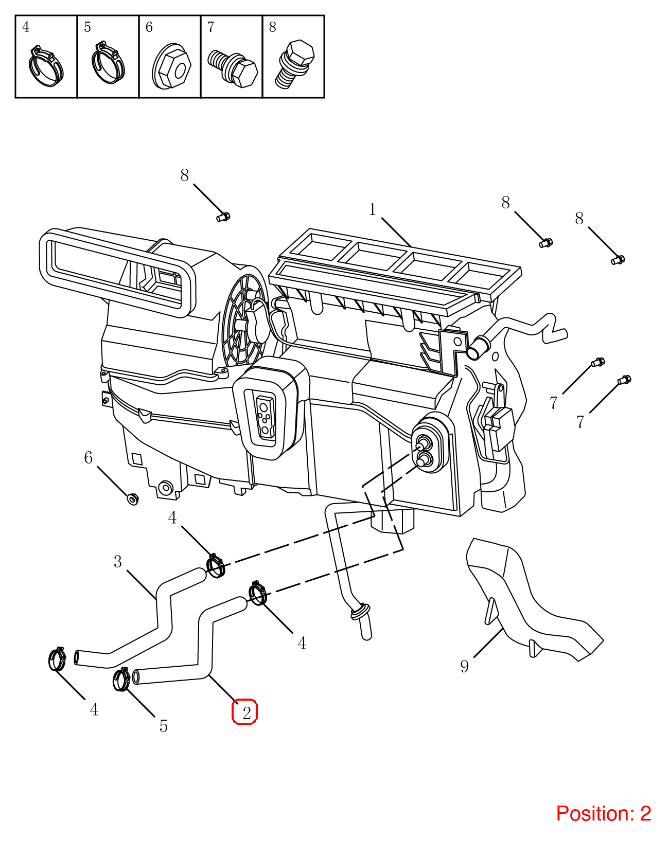 GEELY Coolant Inlet Hose OEM 8015001400 FOR Emgrand 8015001400-GEELY_OEM