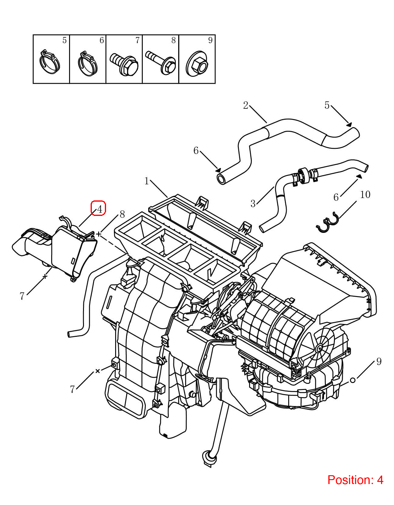 GEELY Air conditioning duct OEM 8015003000 FOR Emgrand 8015003000-GEELY_OEM