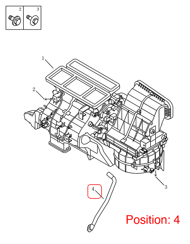 GEELY Air conditioning drain pipe OEM 8015035900 FOR Coolray 8015035900-GEELY_OEM