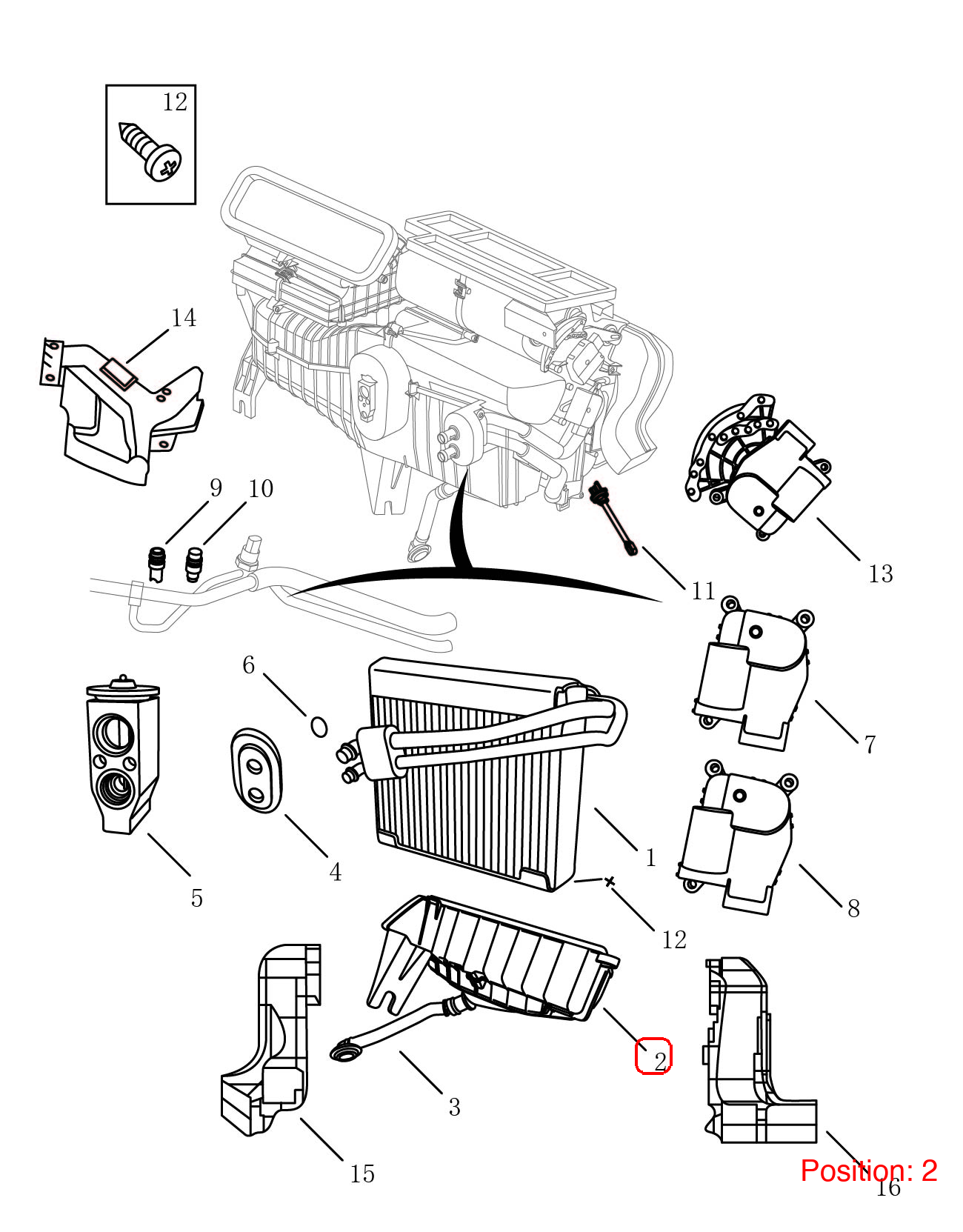 GEELY Evaporator housing OEM 8020002900 FOR Emgrand 8020002900-GEELY_OEM